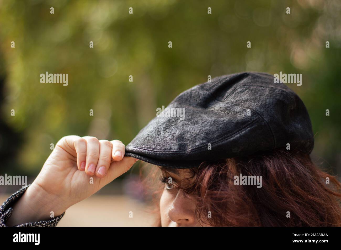 Putting on a beret hi-res stock photography and images - Alamy