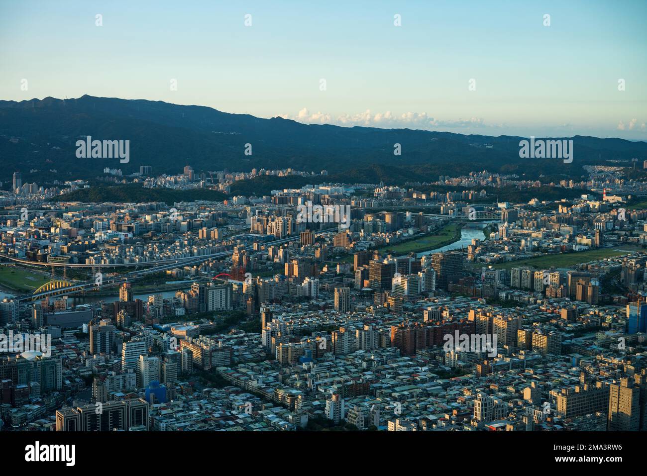 A bird's eye view of Taipei Stock Photo - Alamy