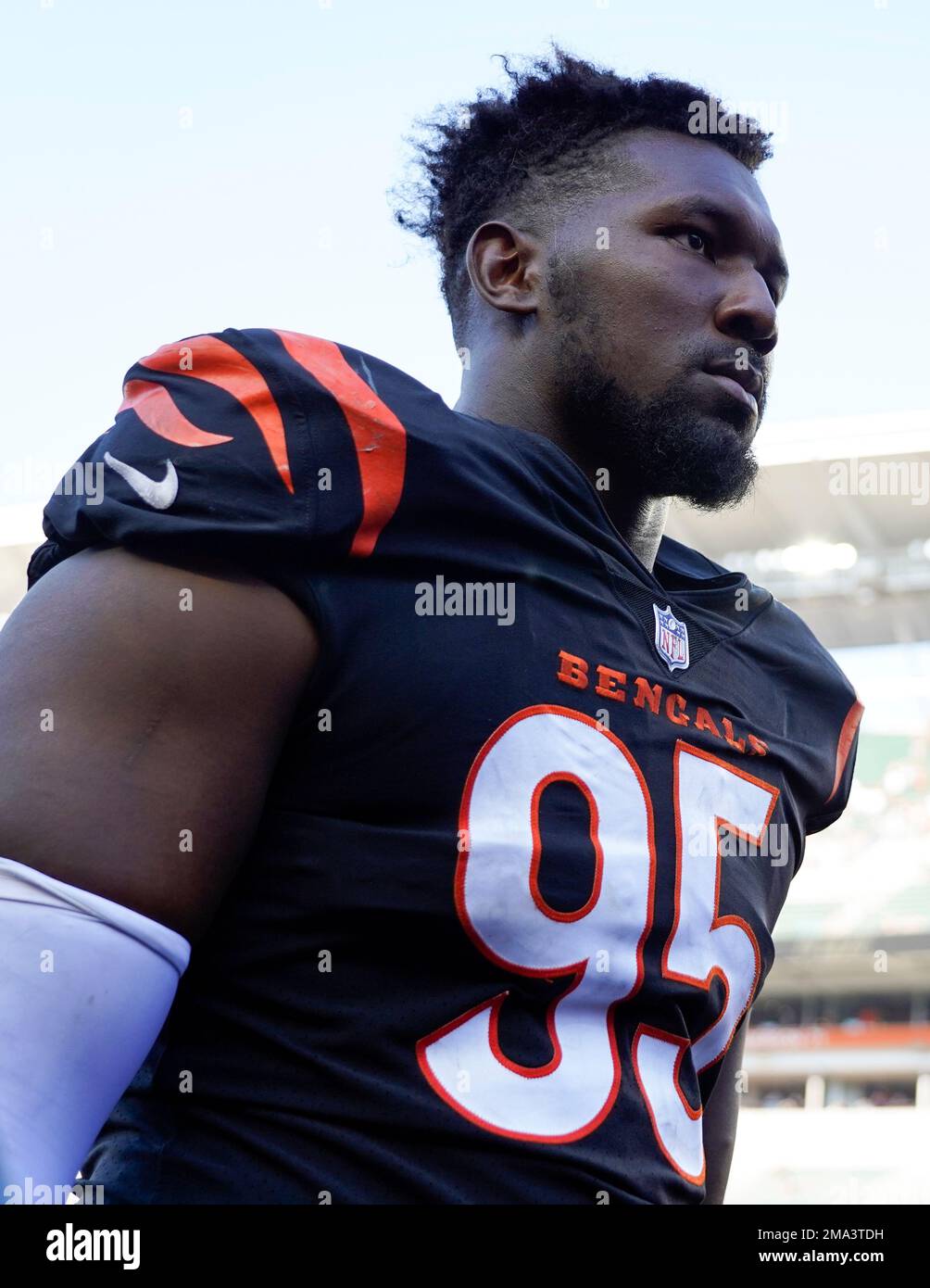 Cincinnati Bengals defensive tackle Zach Carter (95) plays during