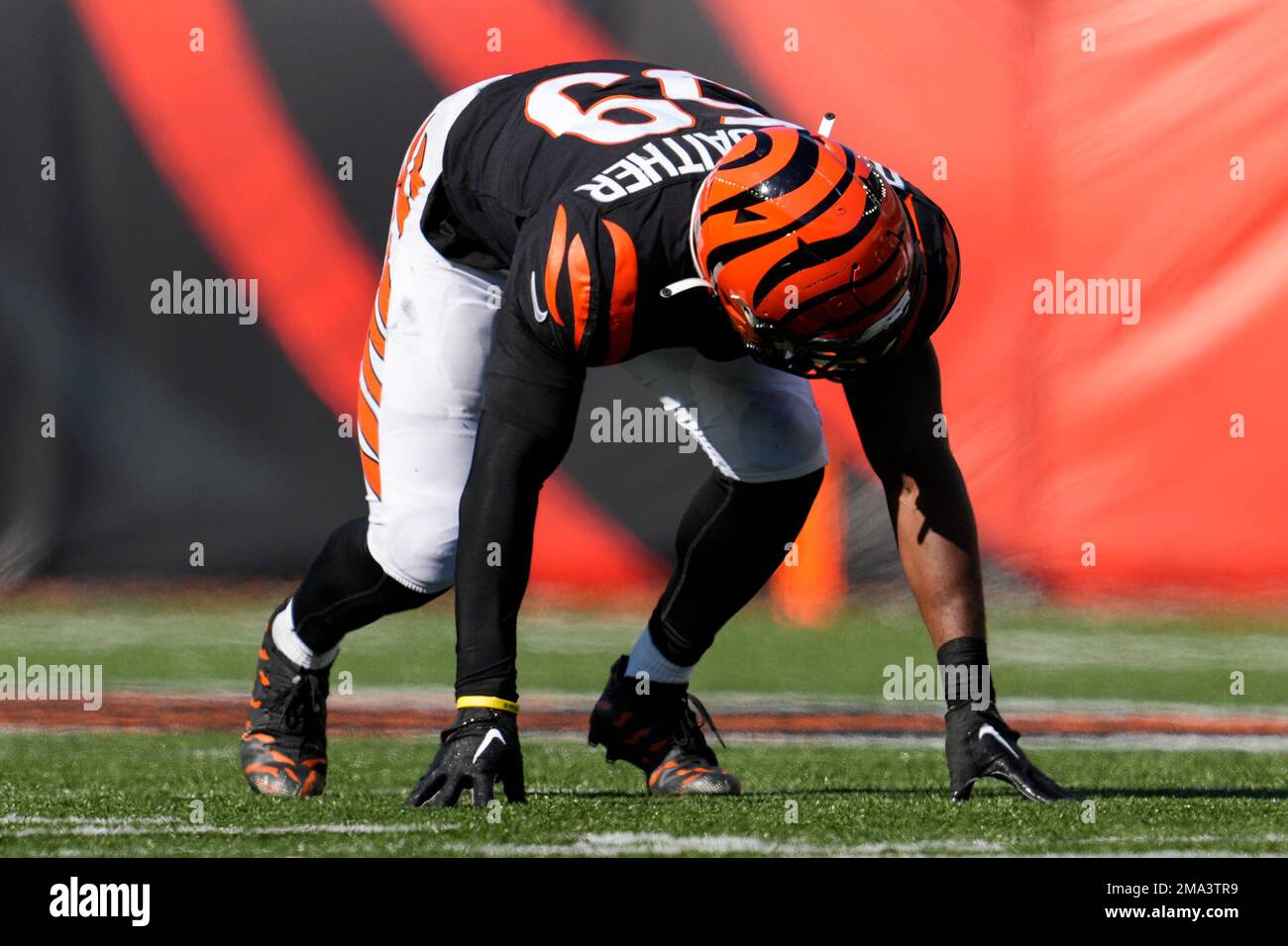 Cincinnati Bengals linebacker Akeem Davis-Gaither (59) plays during an NFL  football game against the Atlanta Falcons, Sunday, Oct. 23, 2022, in  Cincinnati. (AP Photo/Jeff Dean Stock Photo - Alamy