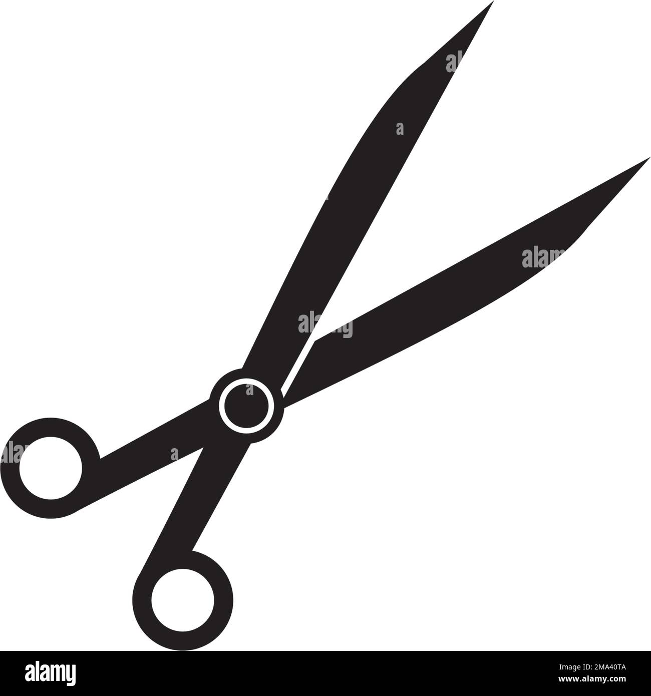 scissors icon. vector illustration symbol design. Stock Vector