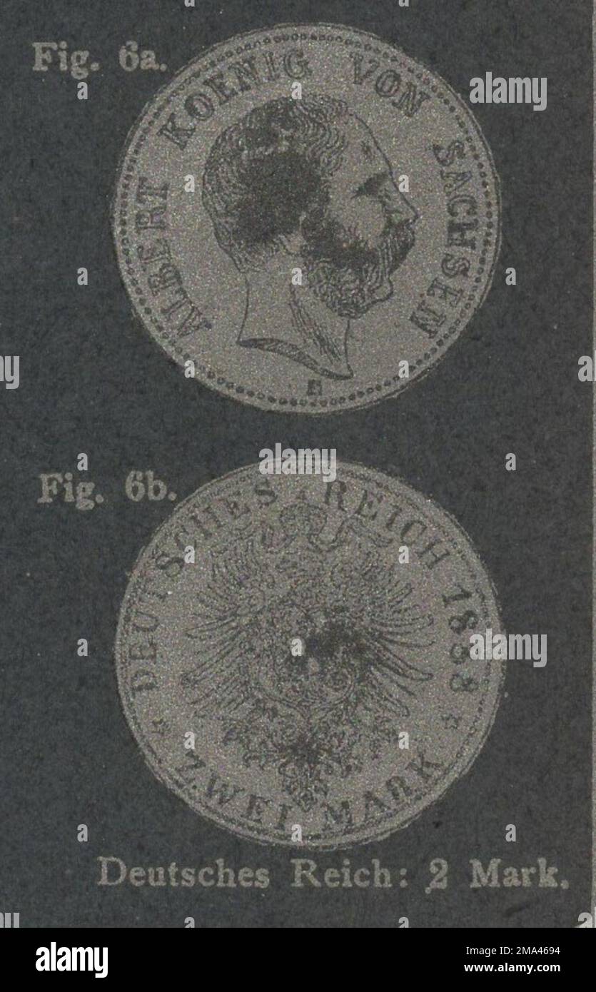 Antique 19th century germany numismatic illustrated coin catalogue with