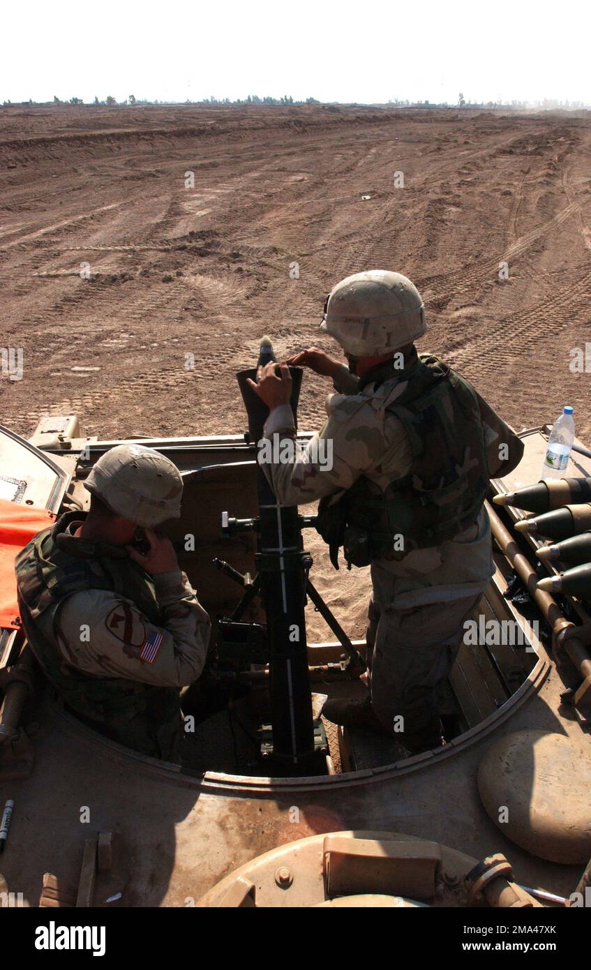 041110-A-1067B-017. Subject Operation/Series: IRAQI FREEDOM Base: Fallujah State: Al Anbar Country: Iraq (IRQ) Scene Major Command Shown: 2-7 CAV Stock Photo