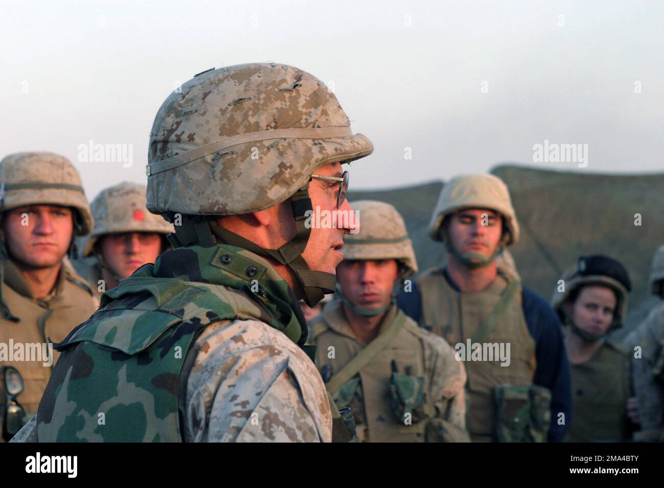 041115-M-3658J-043. Subject Operation/Series: IRAQI FREEDOM Base: Camp Fallujah State: Al Anbar Country: Iraq (IRQ) Stock Photo