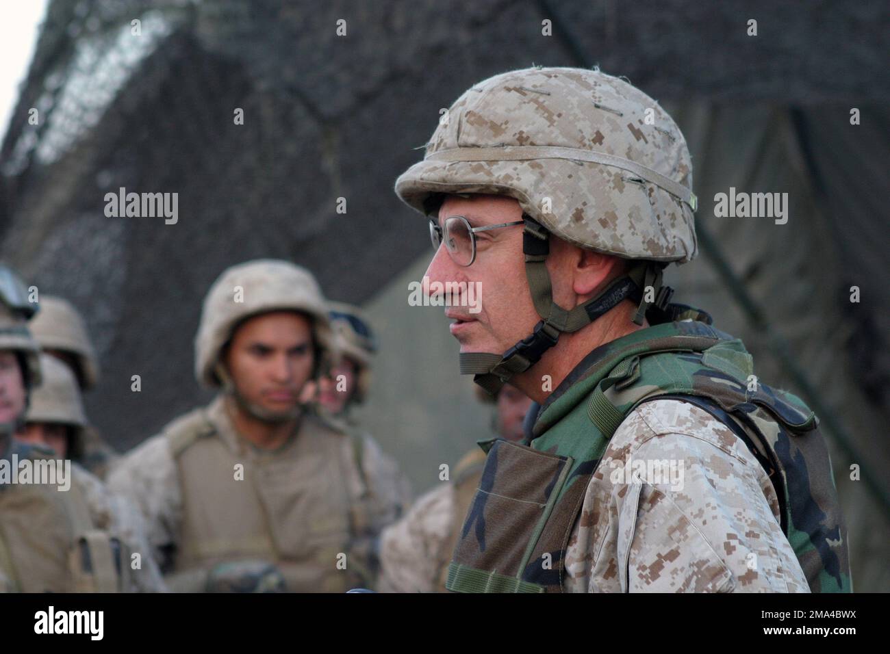 041115-M-3658J-052. Subject Operation/Series: IRAQI FREEDOM Base: Camp Fallujah State: Al Anbar Country: Iraq (IRQ) Stock Photo