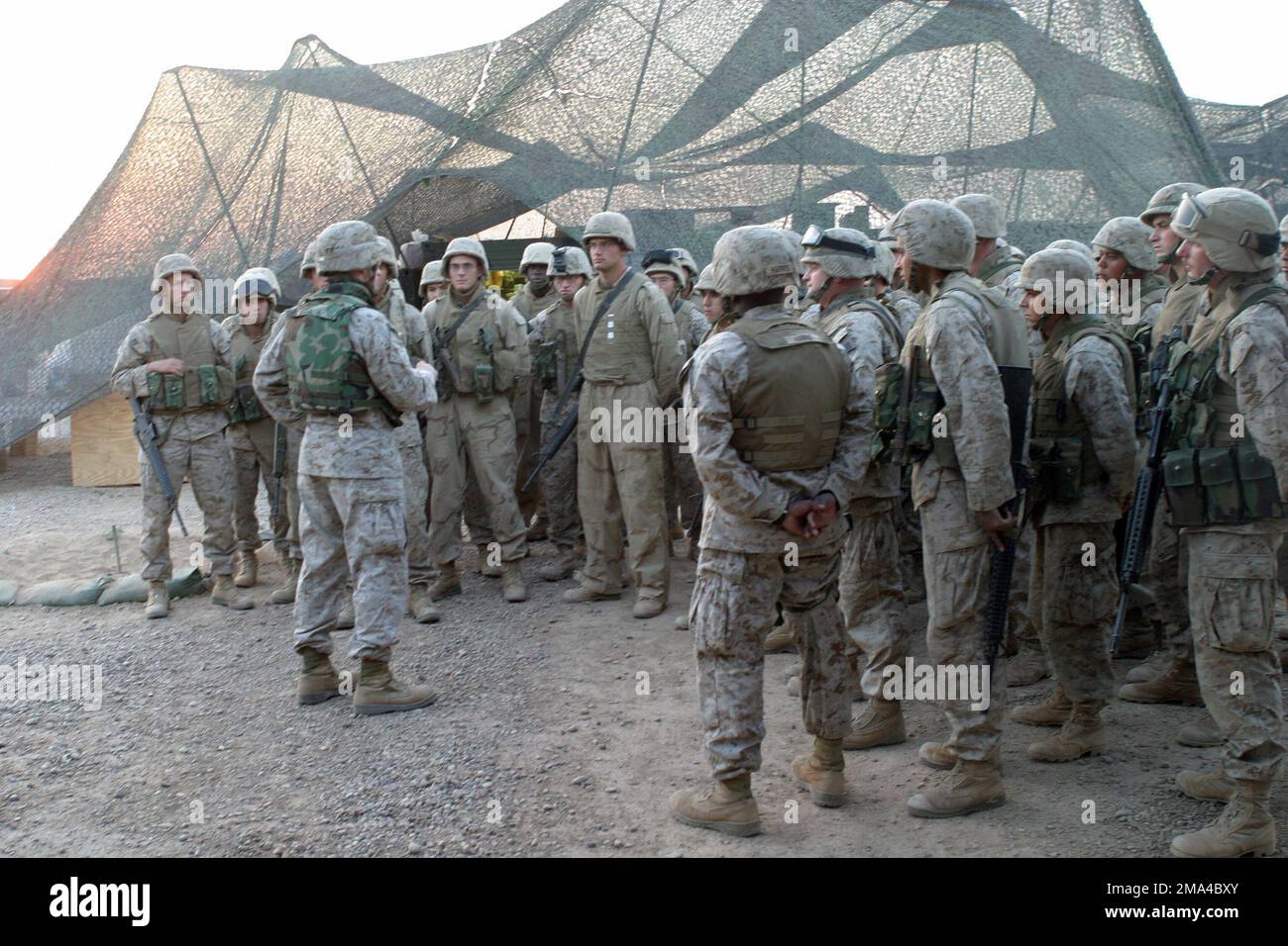 041115-M-3658J-057. Subject Operation/Series: IRAQI FREEDOM Base: Camp Fallujah State: Al Anbar Country: Iraq (IRQ) Stock Photo