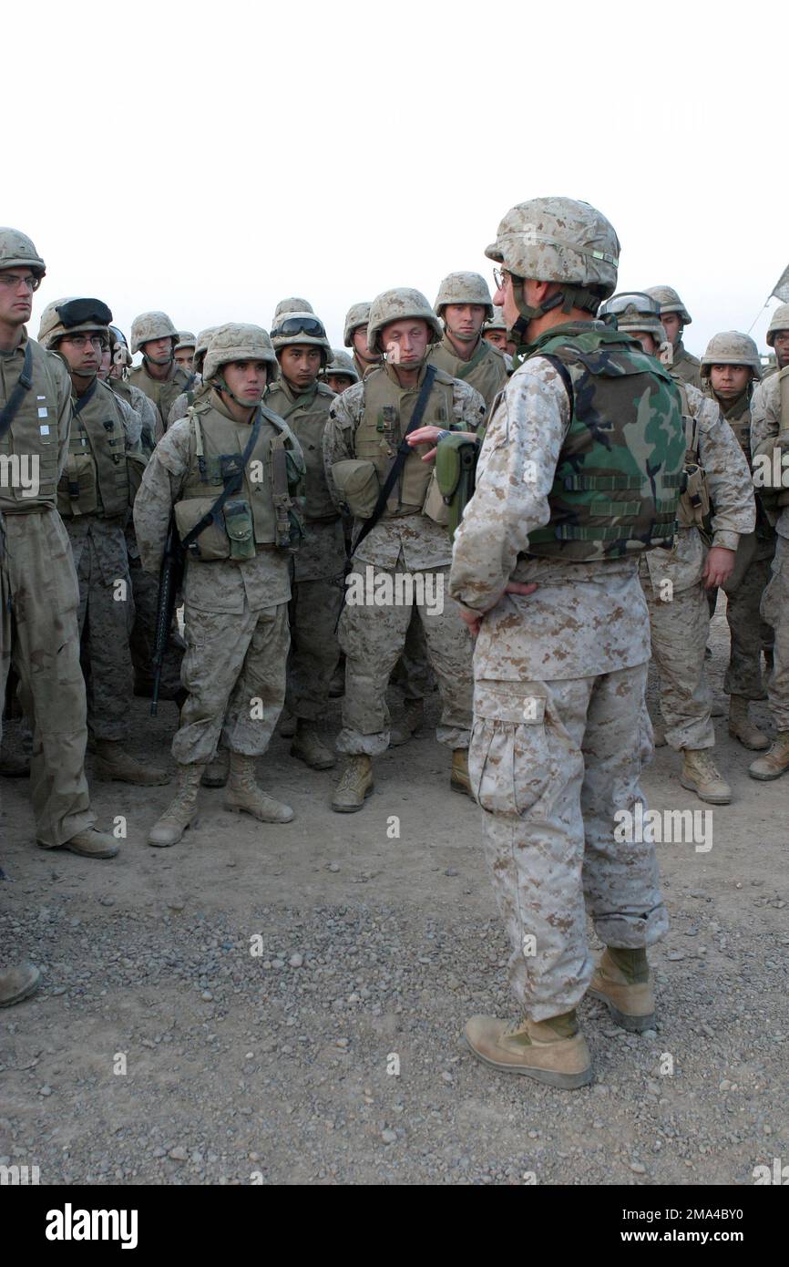 041115-M-3658J-054. Subject Operation/Series: IRAQI FREEDOM Base: Camp Fallujah State: Al Anbar Country: Iraq (IRQ) Stock Photo