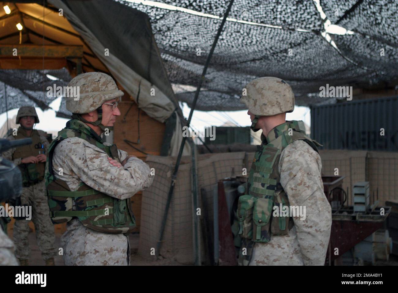 041115-M-3658J-076. Subject Operation/Series: IRAQI FREEDOM Base: Camp Fallujah State: Al Anbar Country: Iraq (IRQ) Stock Photo