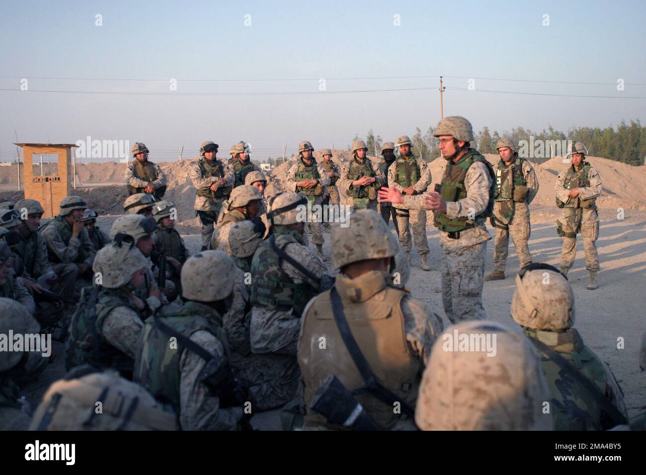 041115-M-3658J-005. Subject Operation/Series: IRAQI FREEDOM Base: Camp Fallujah State: Al Anbar Country: Iraq (IRQ) Stock Photo