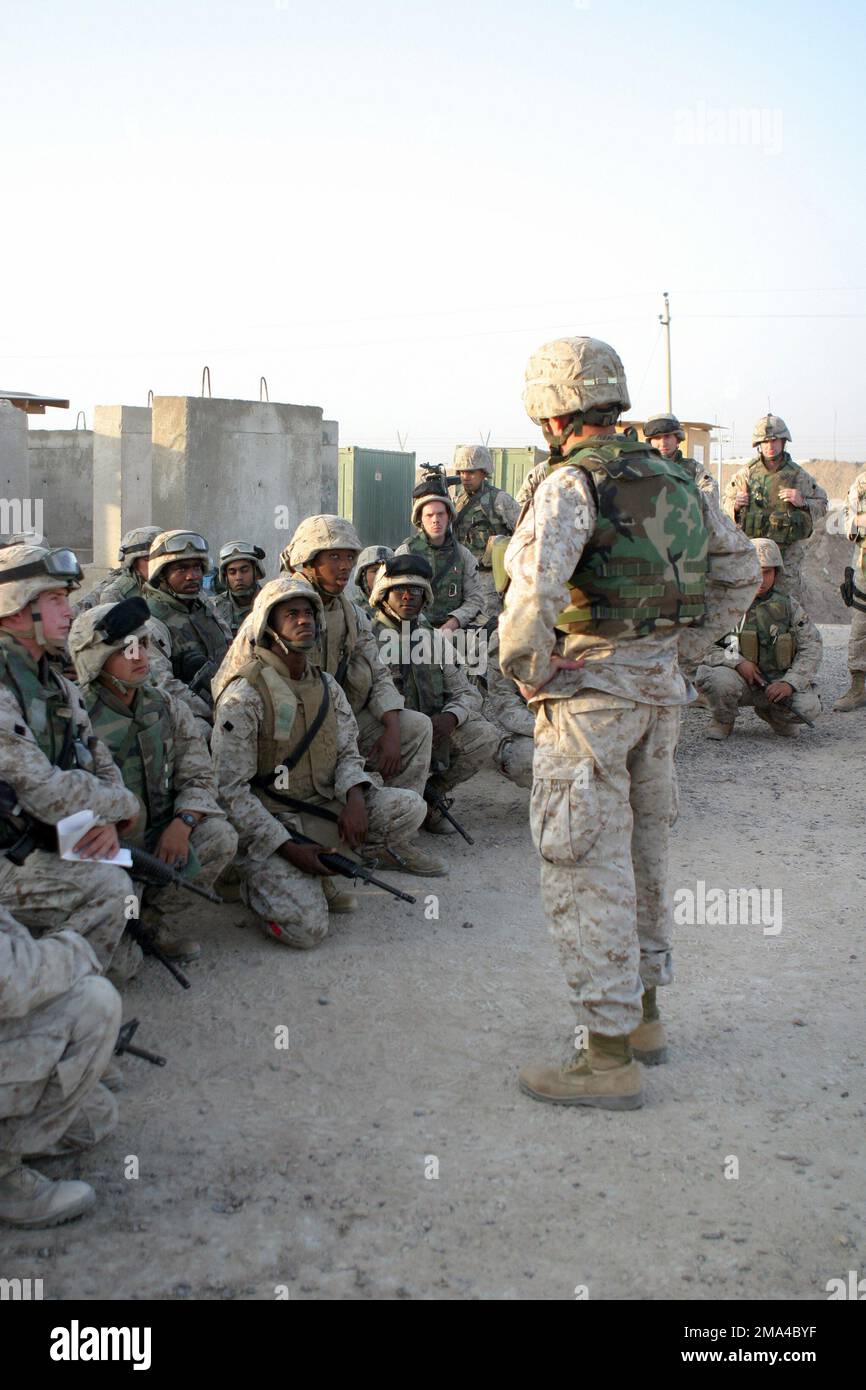 041115-M-3658J-001. Subject Operation/Series: IRAQI FREEDOM Base: Camp Fallujah State: Al Anbar Country: Iraq (IRQ) Stock Photo