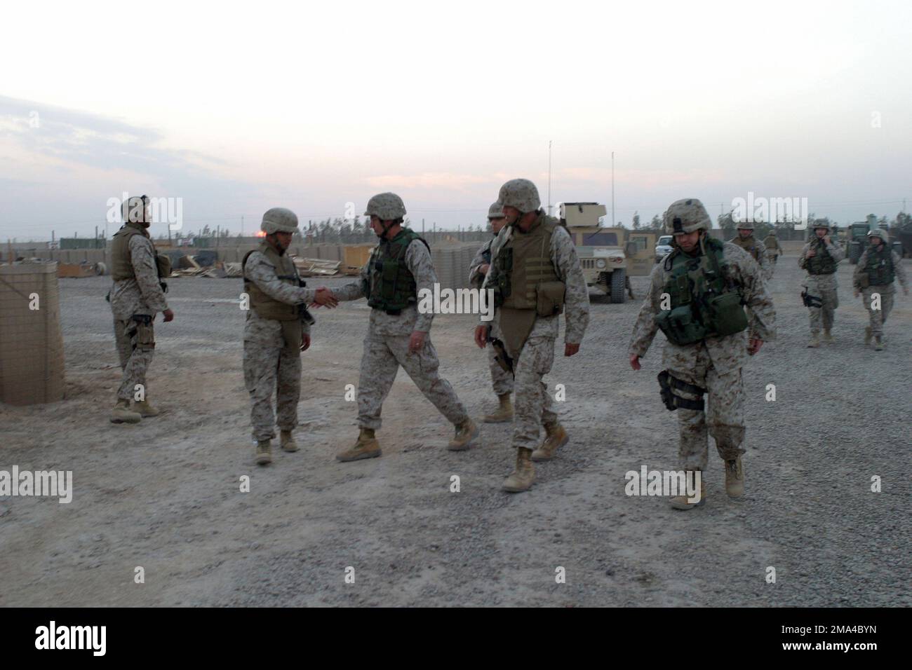 041115-M-3658J-068. Subject Operation/Series: IRAQI FREEDOM Base: Camp Fallujah State: Al Anbar Country: Iraq (IRQ) Stock Photo