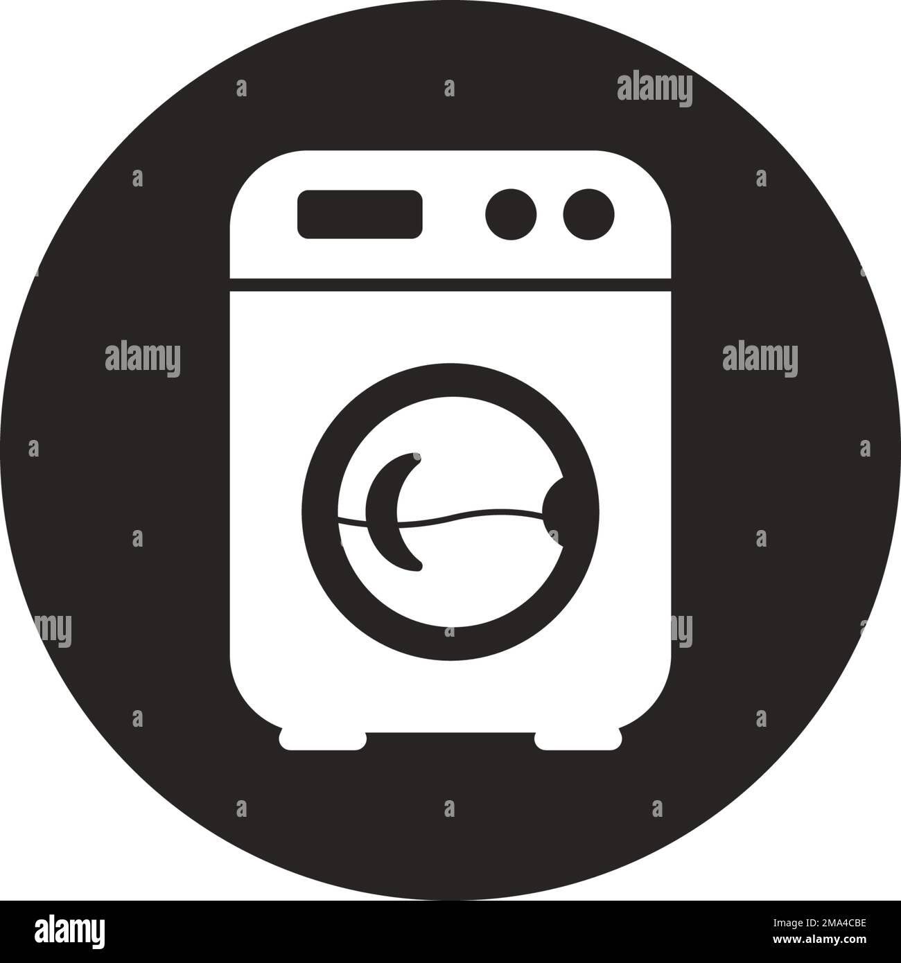 washing machine or laundry icon. vector illustration template design Stock Vector