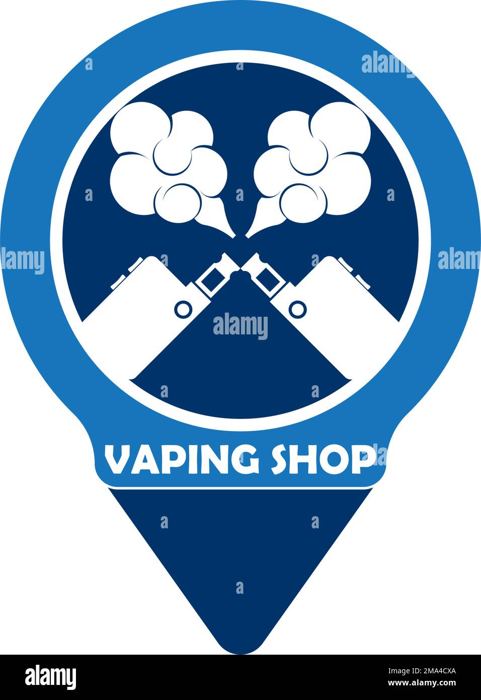Vaping shop logo.vector illustration template design Stock Vector Image ...