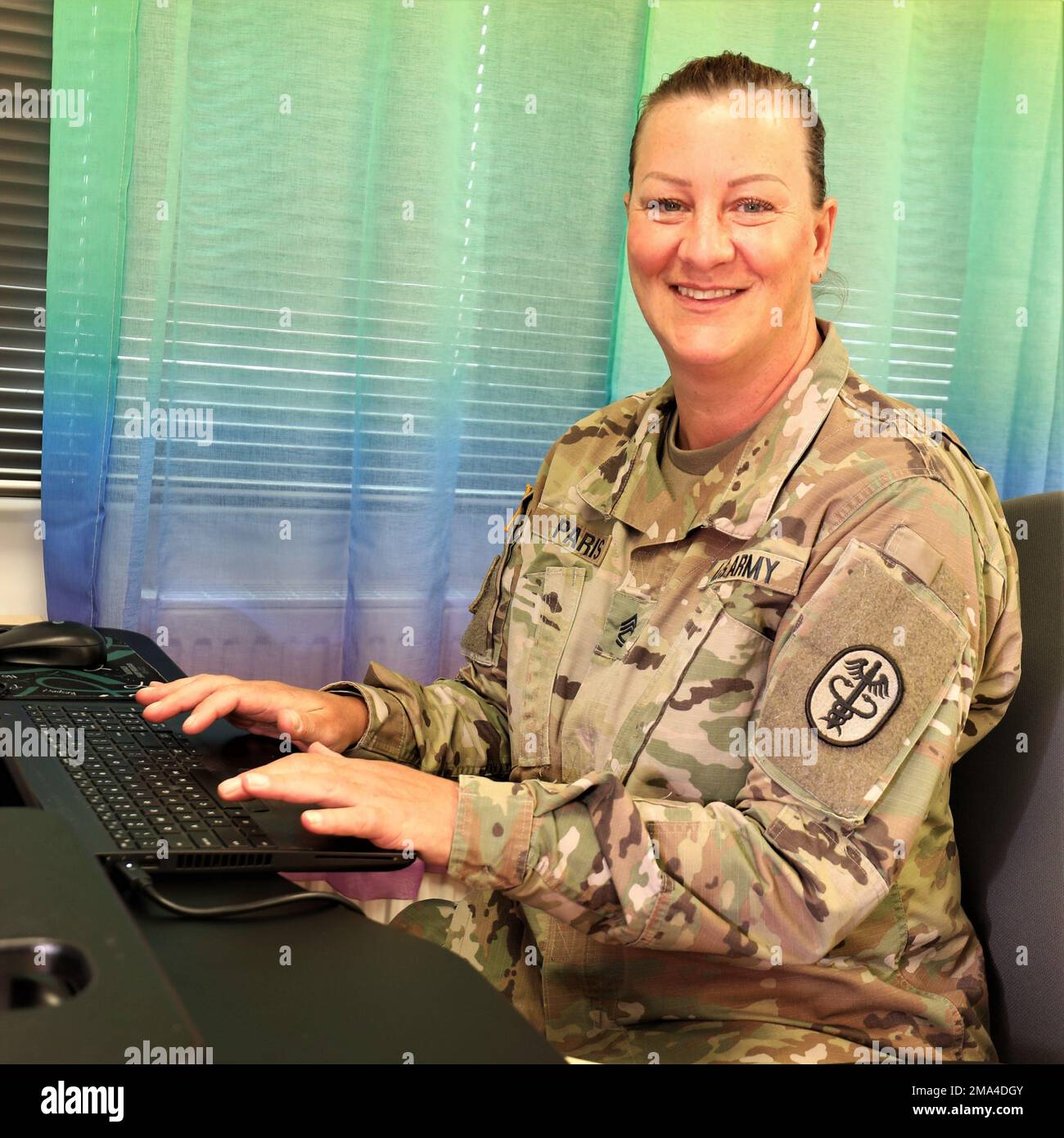 Combat Medic 15-Inch Window Decal - Military Outside Apply Strip