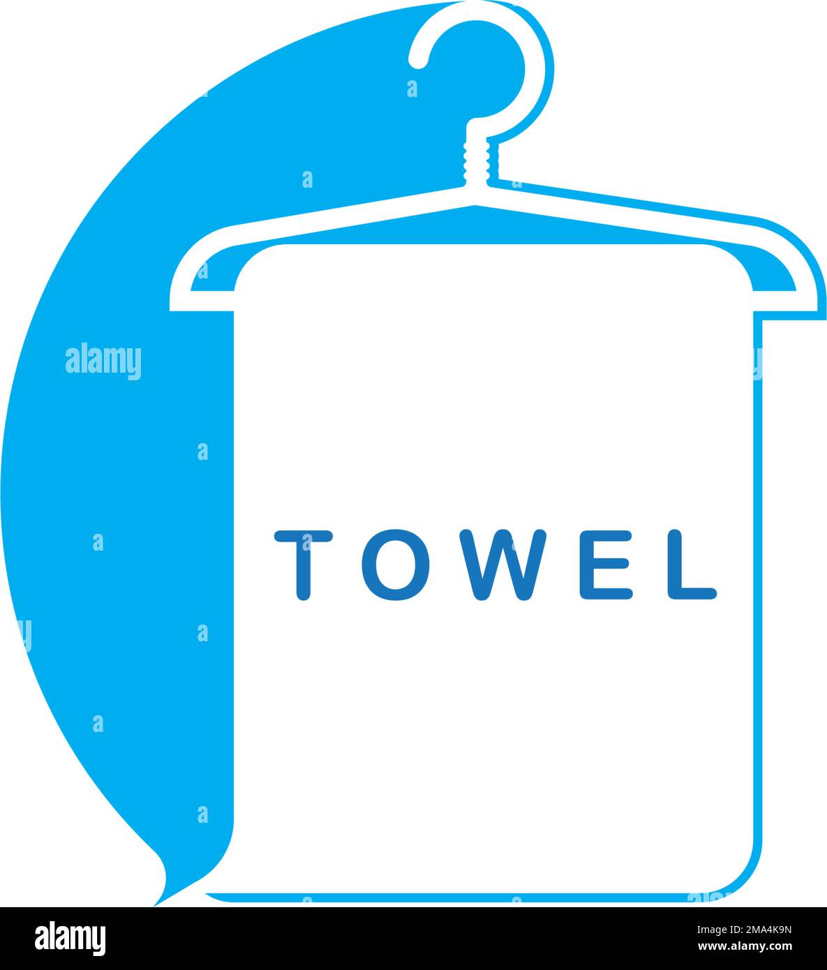 Towel logo vector illustration template design Stock Vector Image & Art