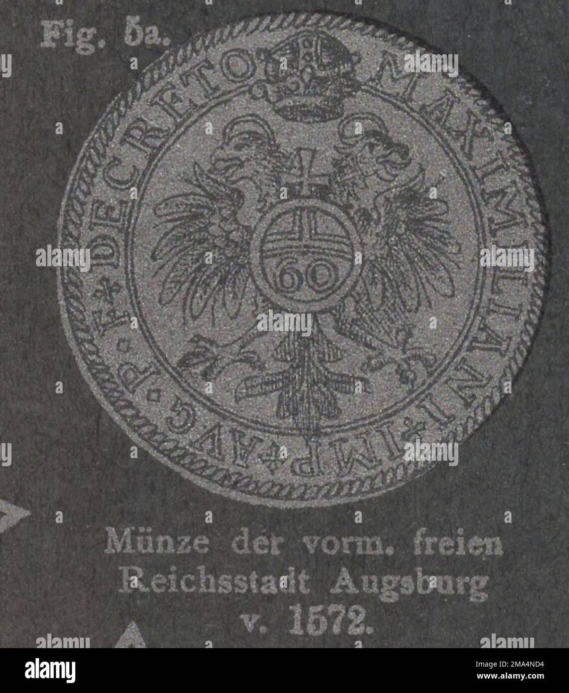 Antique 19th century germany numismatic illustrated coin catalogue with