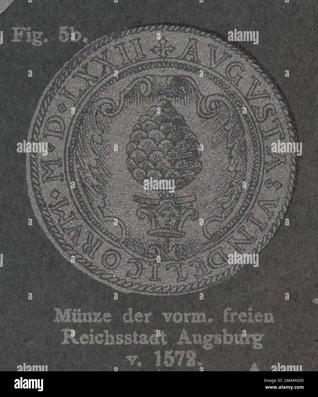 Antique 19th century germany numismatic illustrated coin catalogue with ...