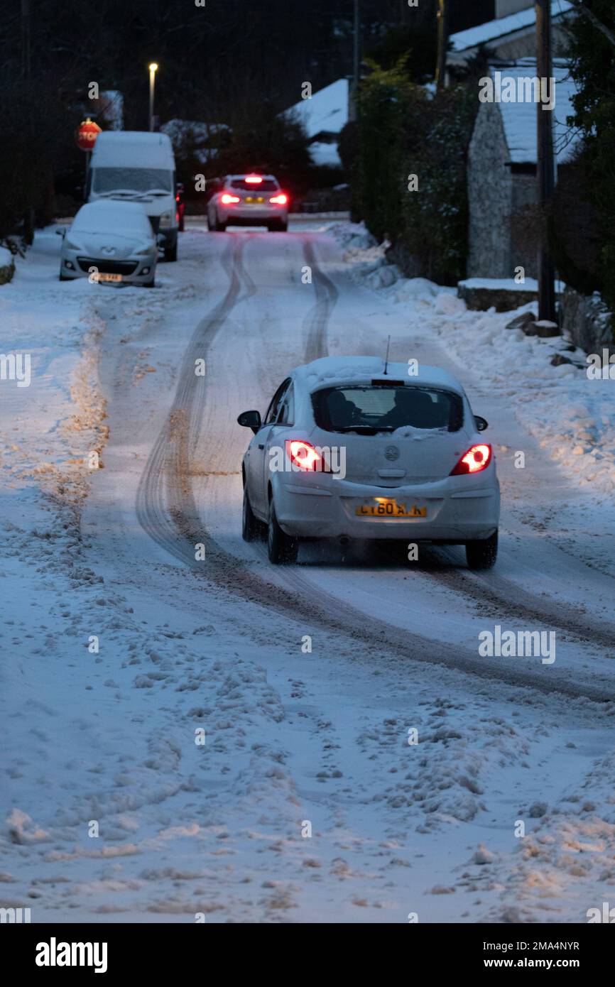 Lixwm Village, Flintshire, North Wales, UK. UK Weather. 19th January