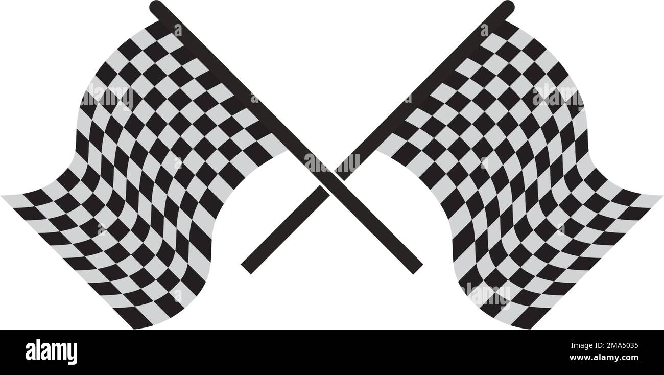 Flag race vector icon illustration symbol design Stock Vector Image