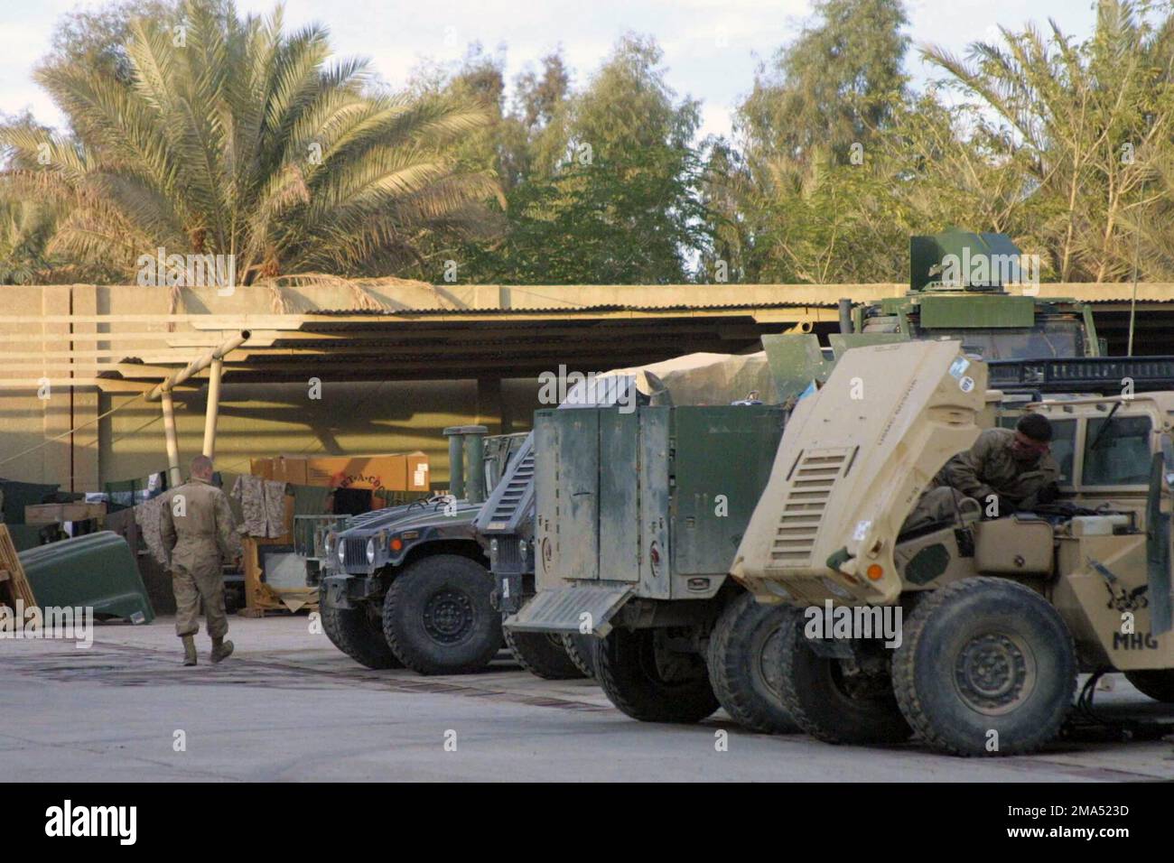 041214-M-2353F-009. Base: Camp Fallujah State: Al Anbar Country: Iraq (IRQ) Stock Photo