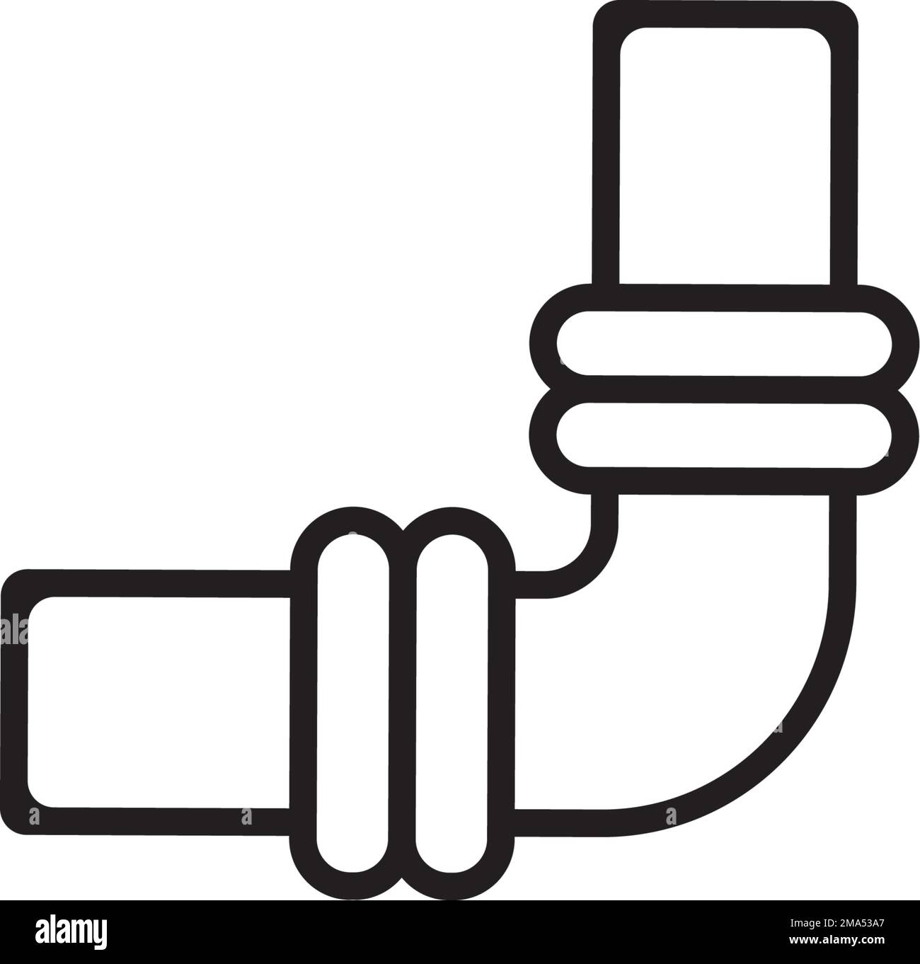 pipe connection icon vector illustration symbol design Stock Vector ...