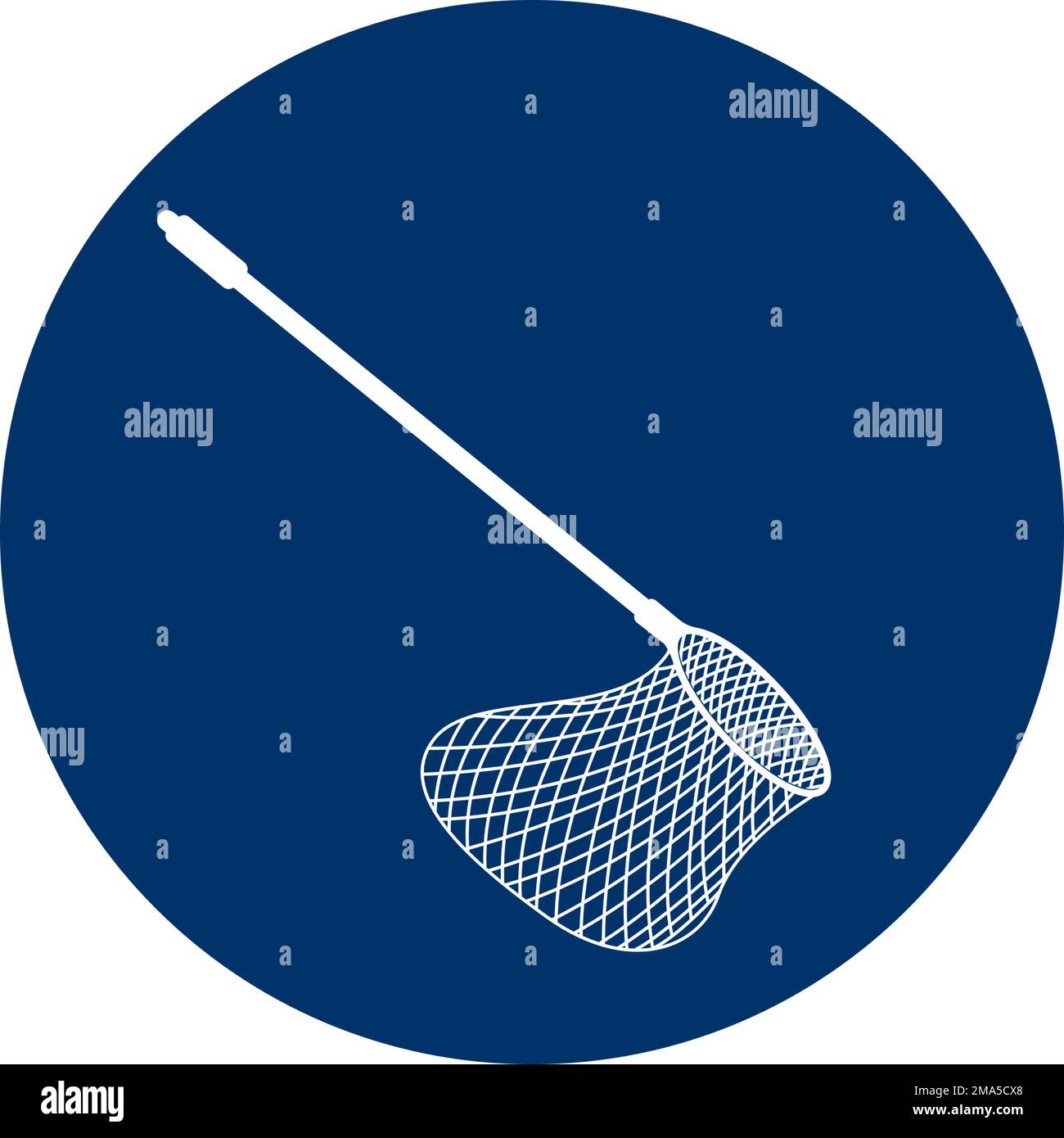 fishing net icon vector illustration template design Stock Vector