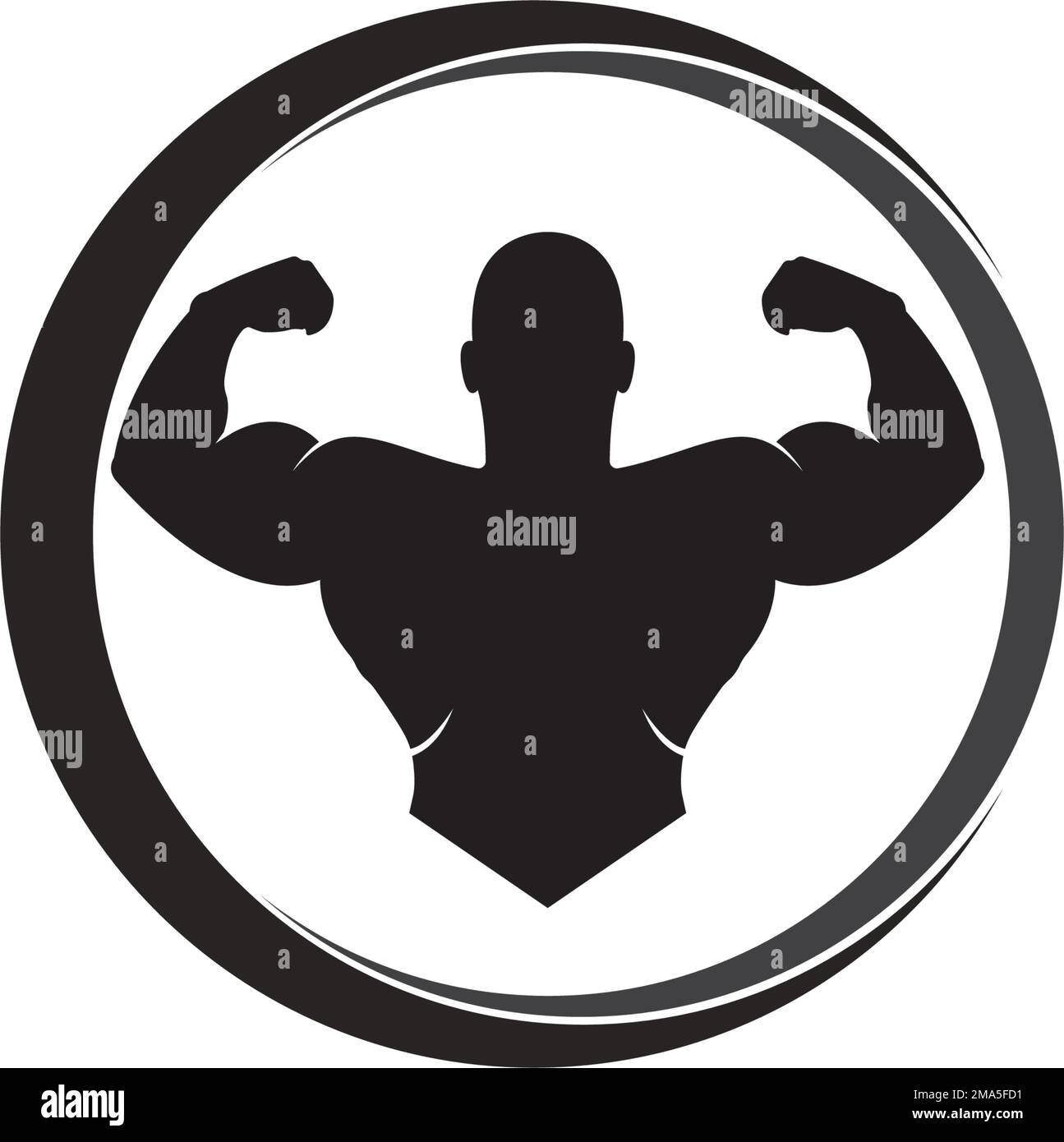 fitness vector icon illustration logo template Stock Vector Image & Art ...