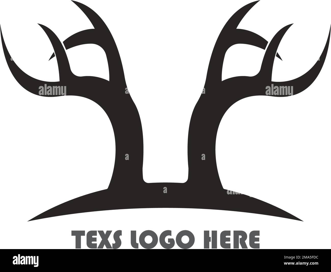 plant logo vector illustration template design Stock Vector