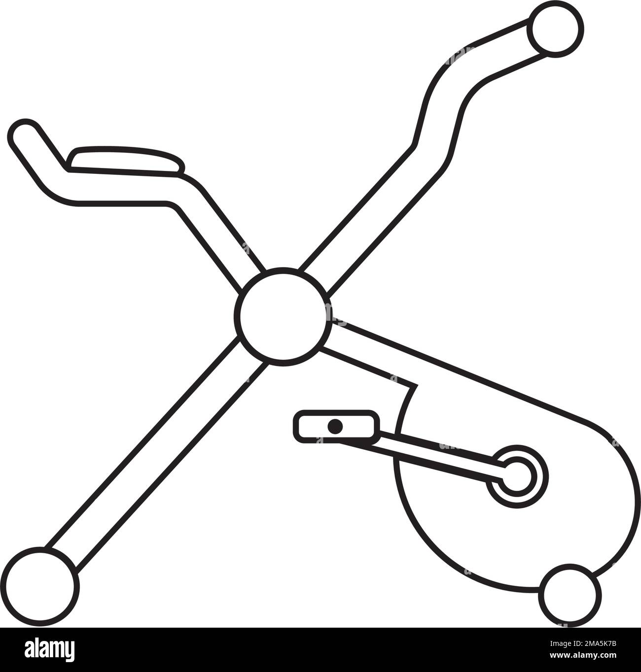 Exercise Bike icon vector illustration symbol design Stock Vector Image