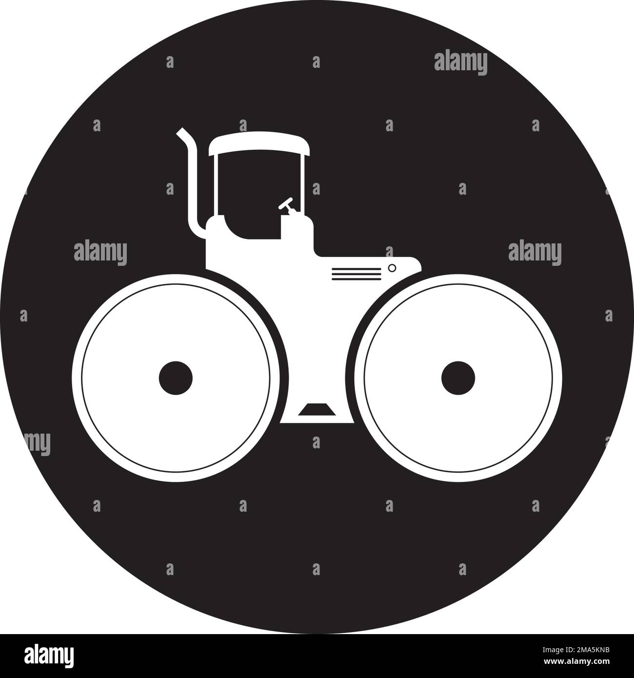 heavy equipment or asphalt road compactor vehicle icon. vector illustration symbol design Stock Vector