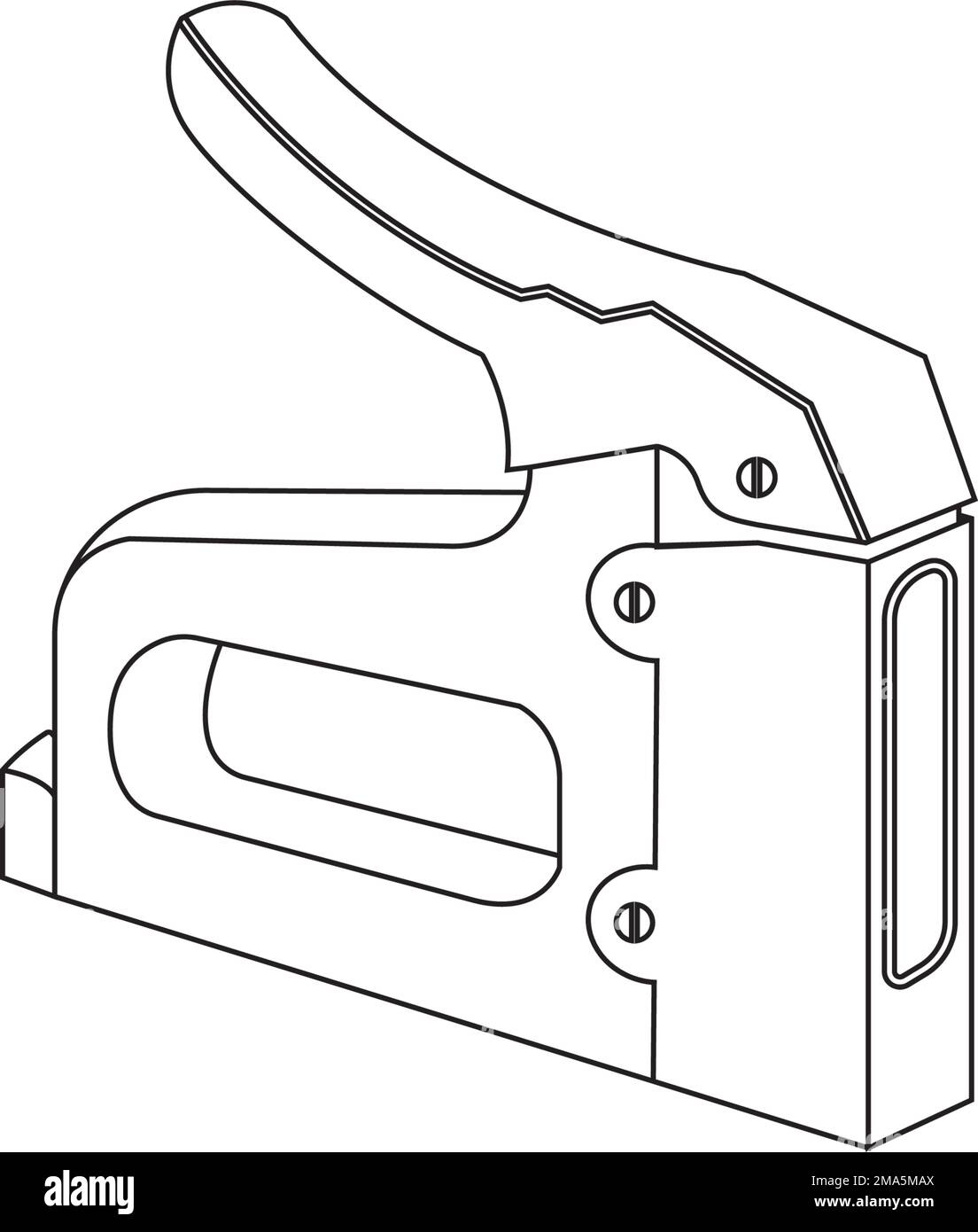 staple tool icon vector illustration symbol design Stock Vector Image