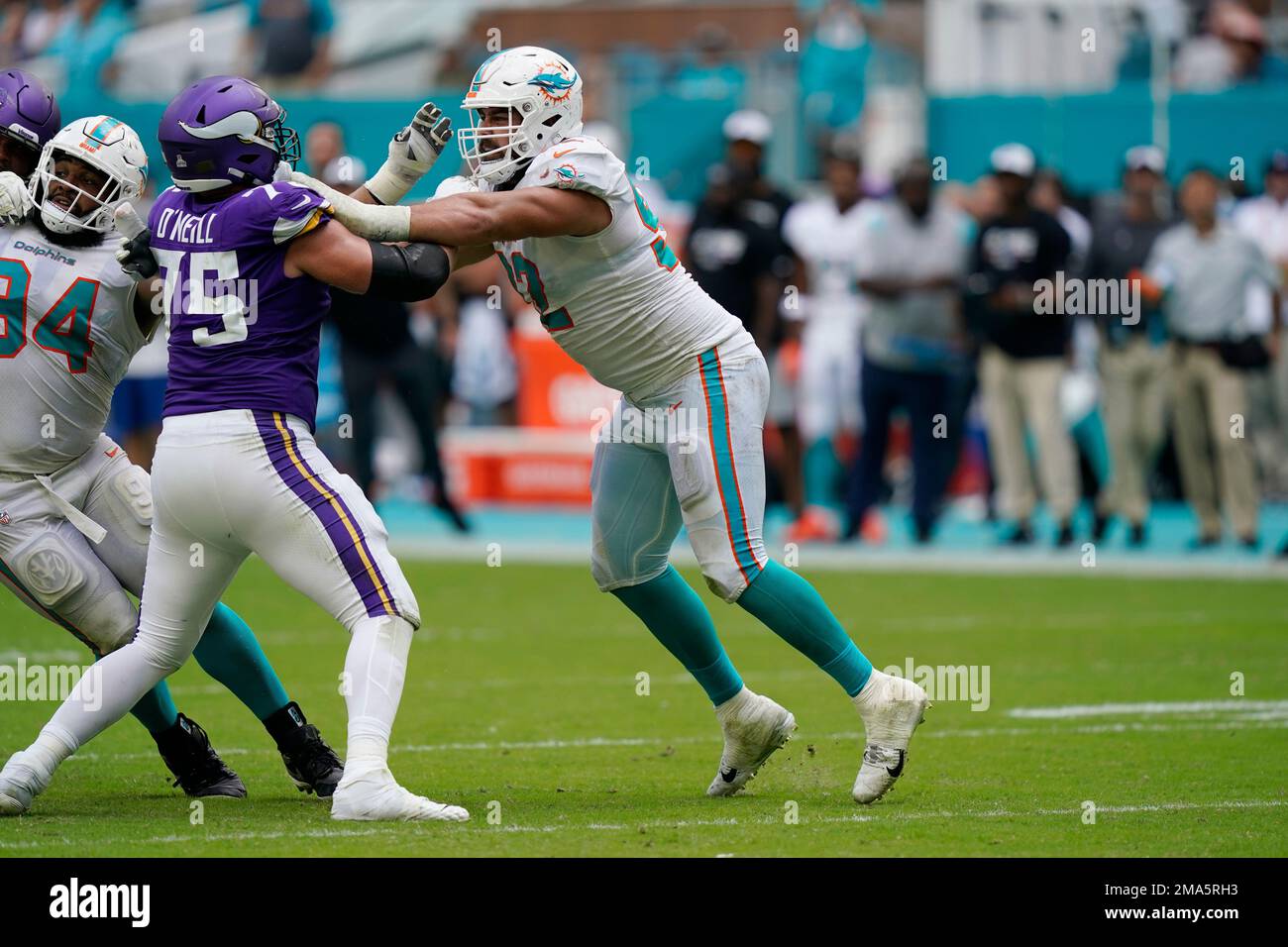 Miami Dolphins defensive tackle Zach Sieler takes part in drills at the NFL  football team's practice facility, Thursday, July 28, 2022, in Miami  Gardens, Fla. (AP Photo/Lynne Sladky Stock Photo - Alamy