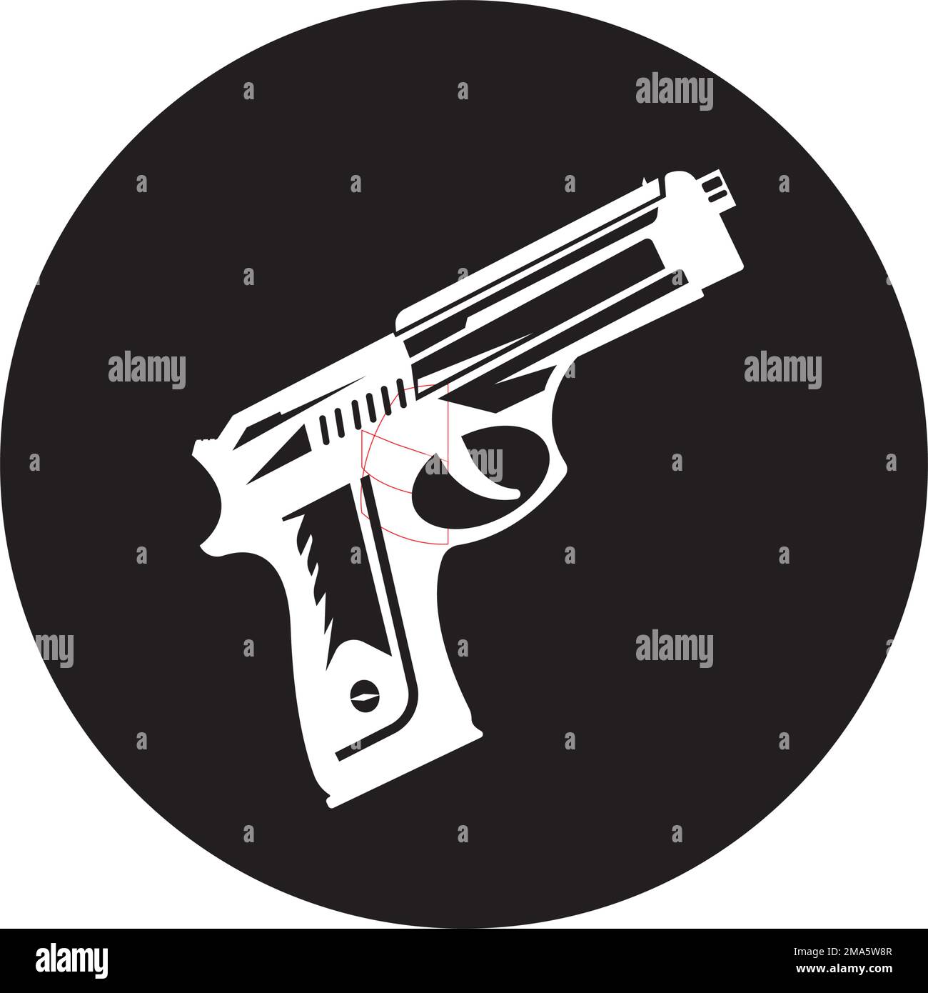 Colt gun Stock Vector Images Alamy