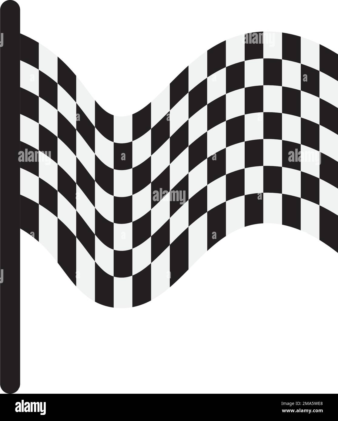 Race flag logo vector illustration template design Stock Vector Image ...