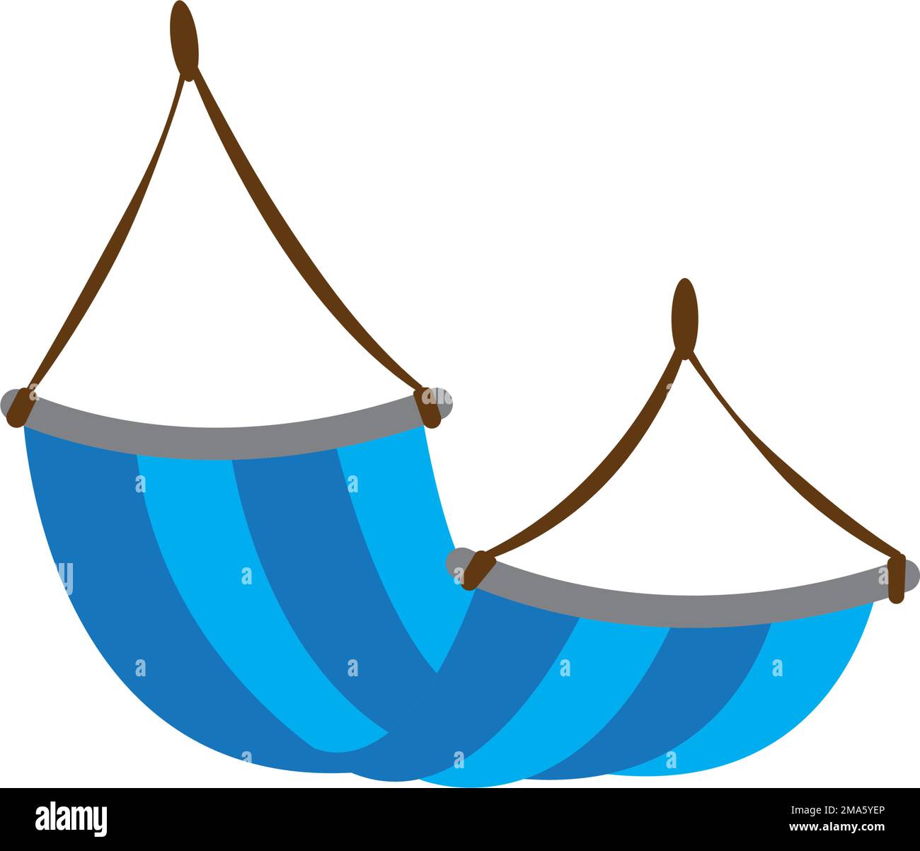 hammock icon vector illustration logo template. Stock Vector