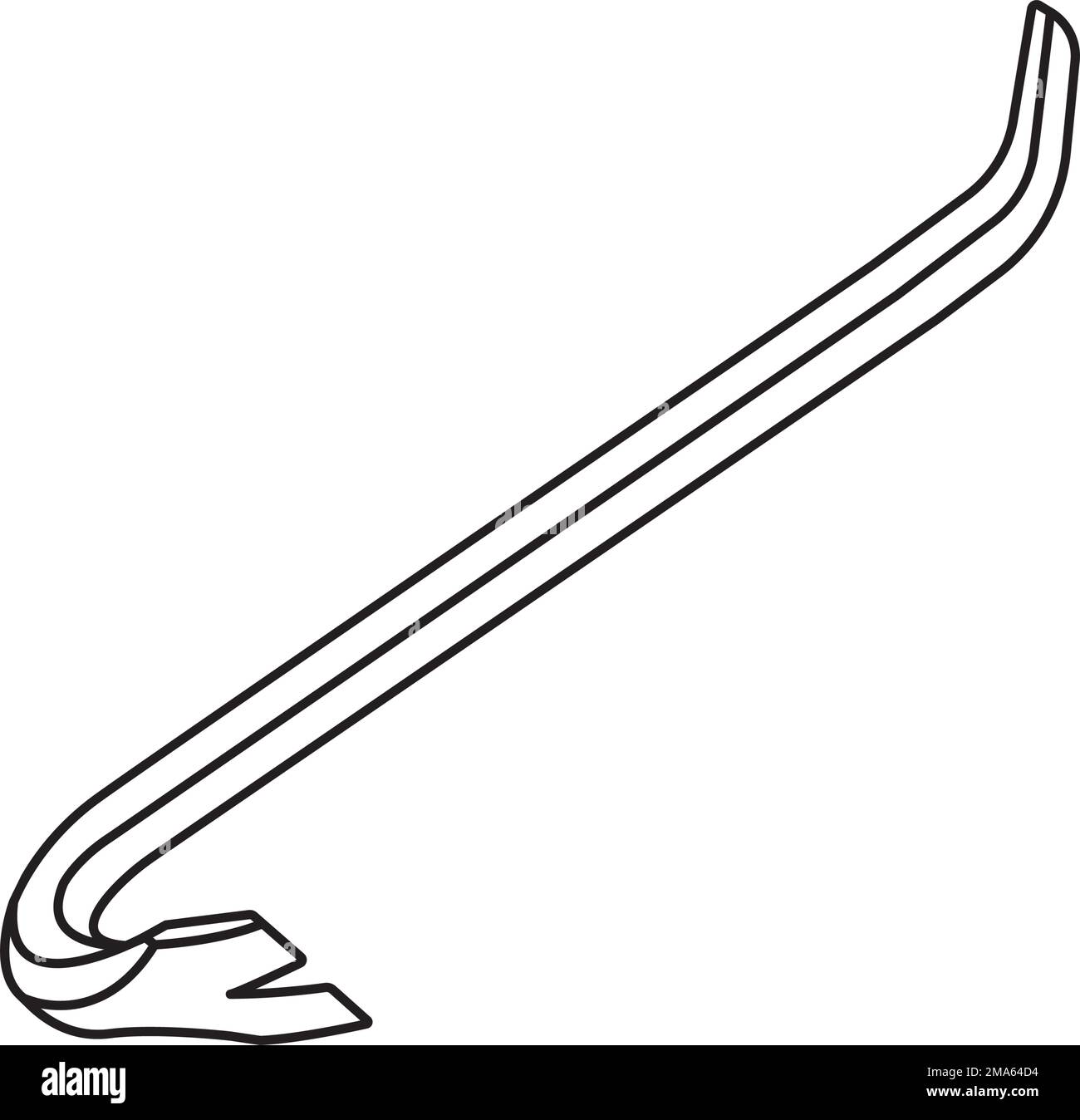 crowbar icon vector illustration symbol design Stock Vector Image & Art