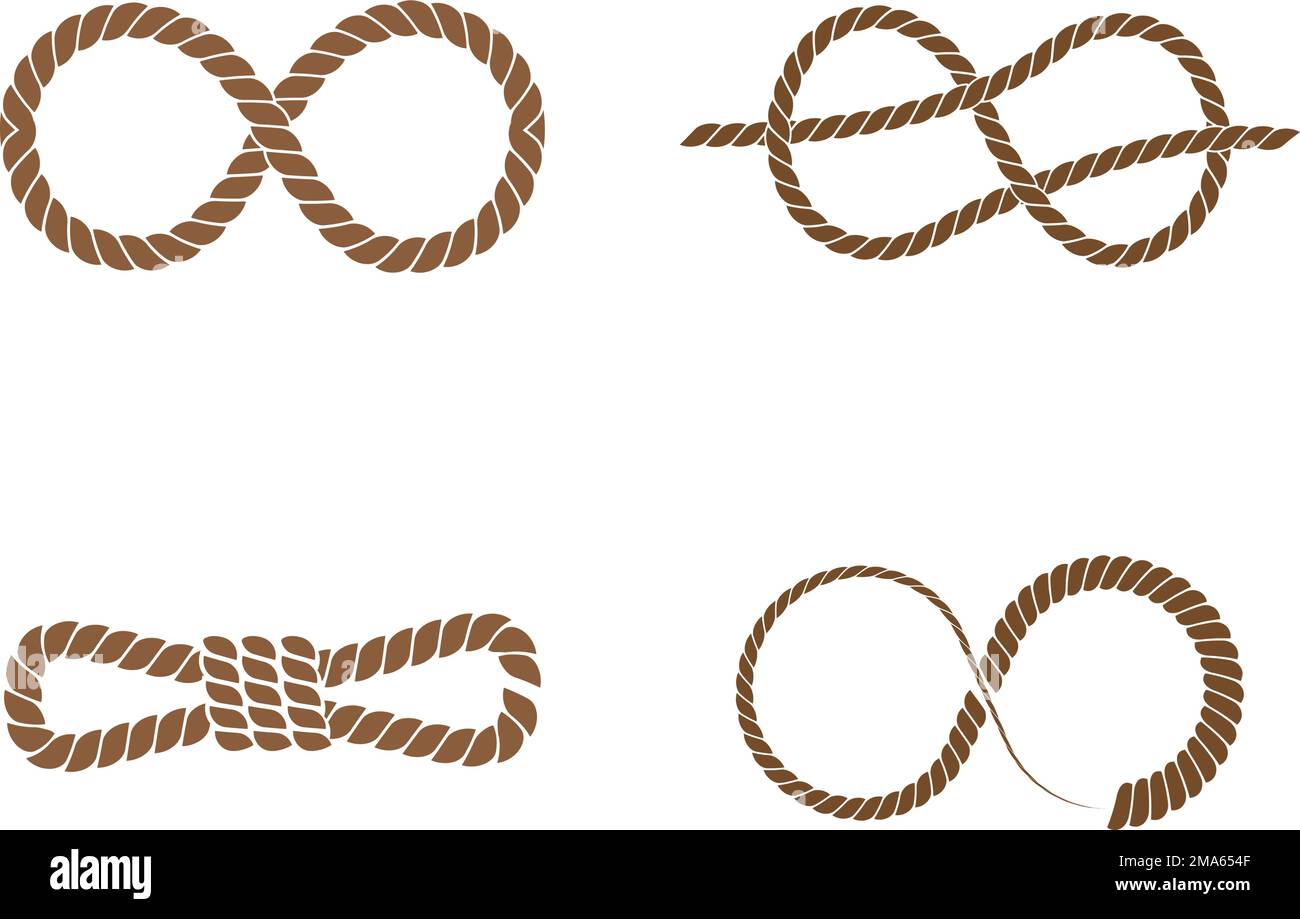 Twisted rope design Stock Vector Images - Alamy