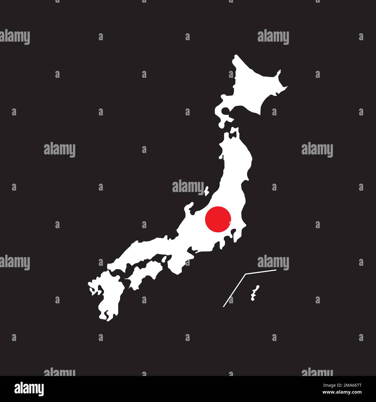 japan map icon vector illustration symbol design Stock Vector