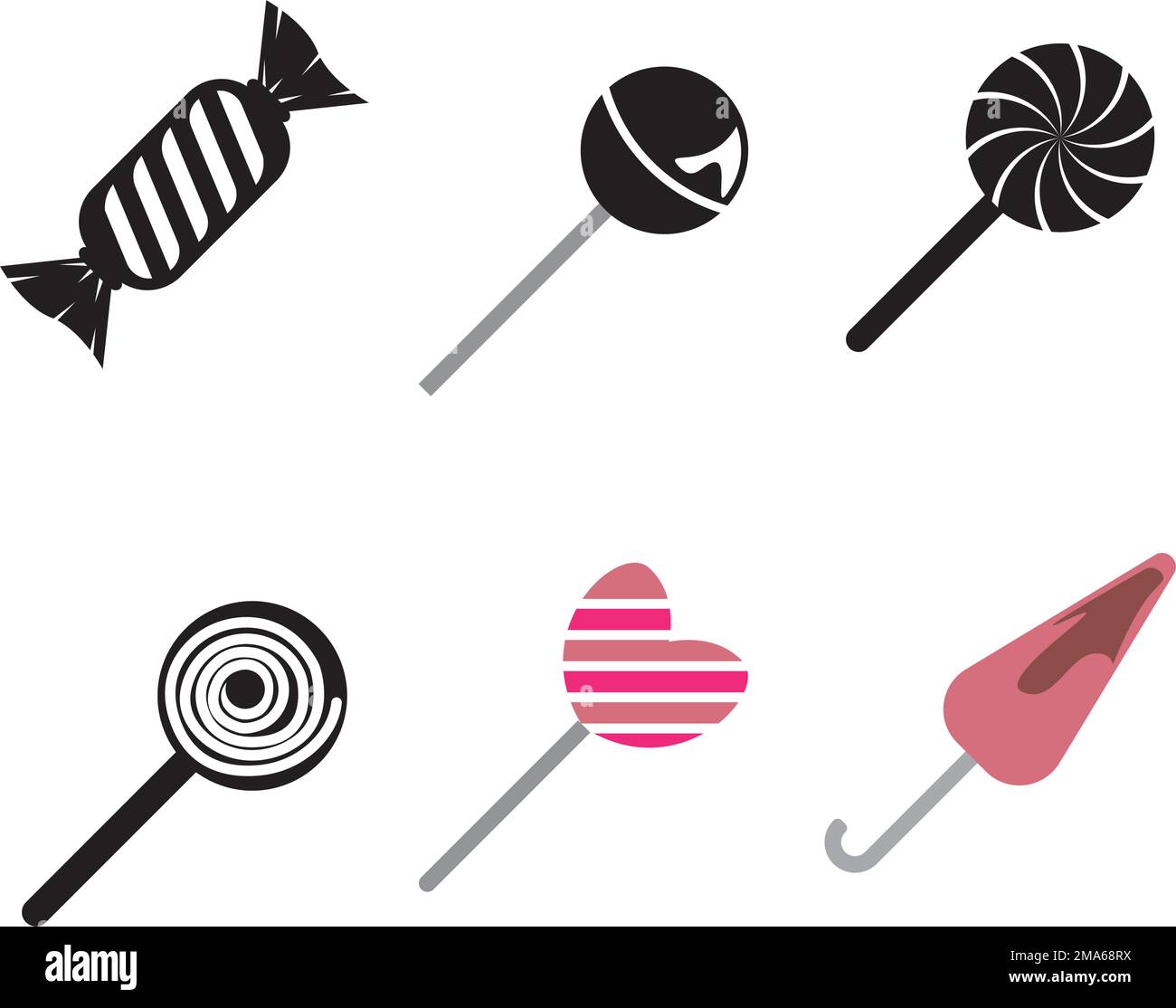 candy vector icon illustration template design Stock Vector Image & Art ...