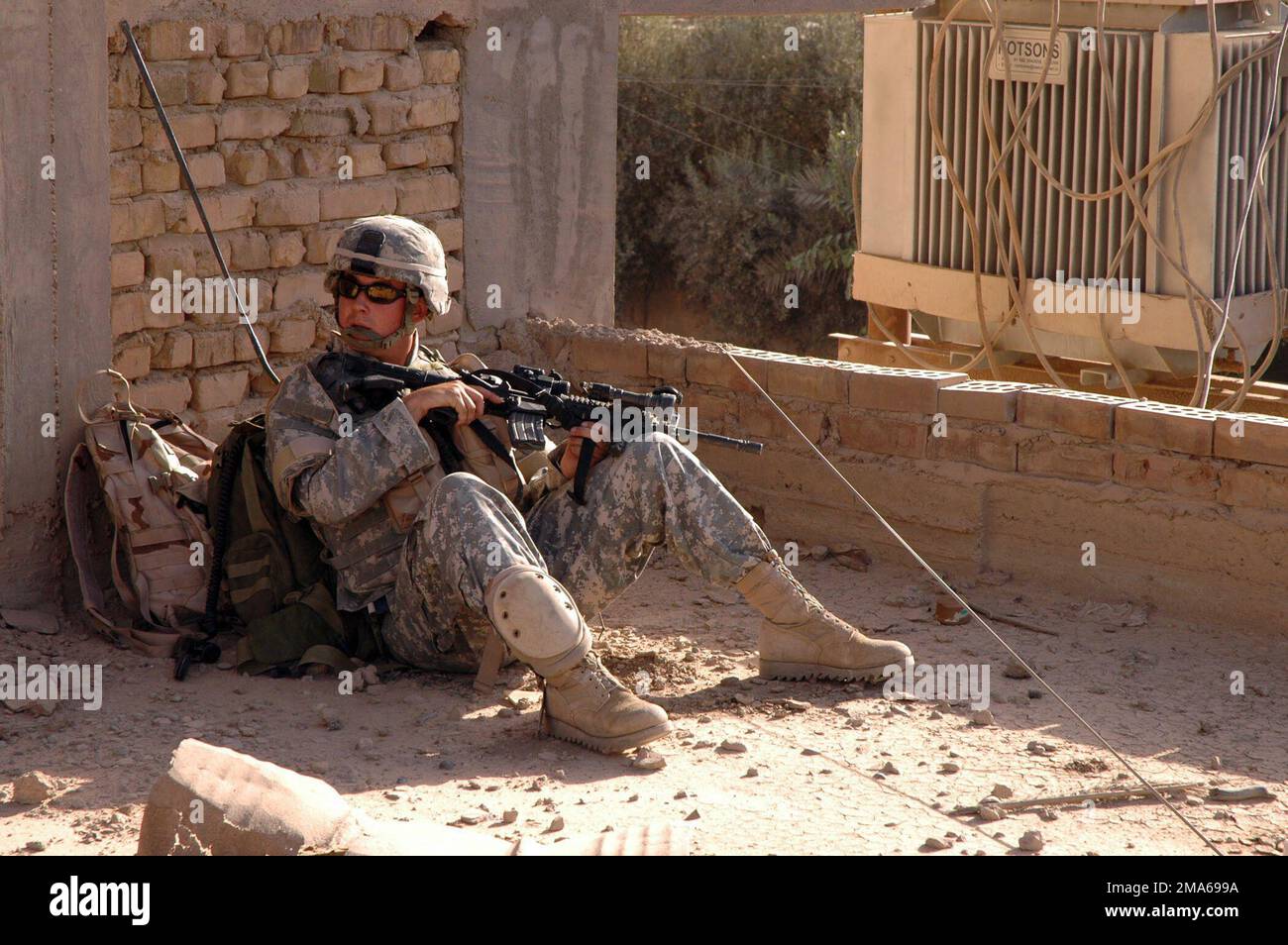 050623-A-5930C-006. Base: Abu Ghraib Country: Iraq (IRQ) Stock Photo