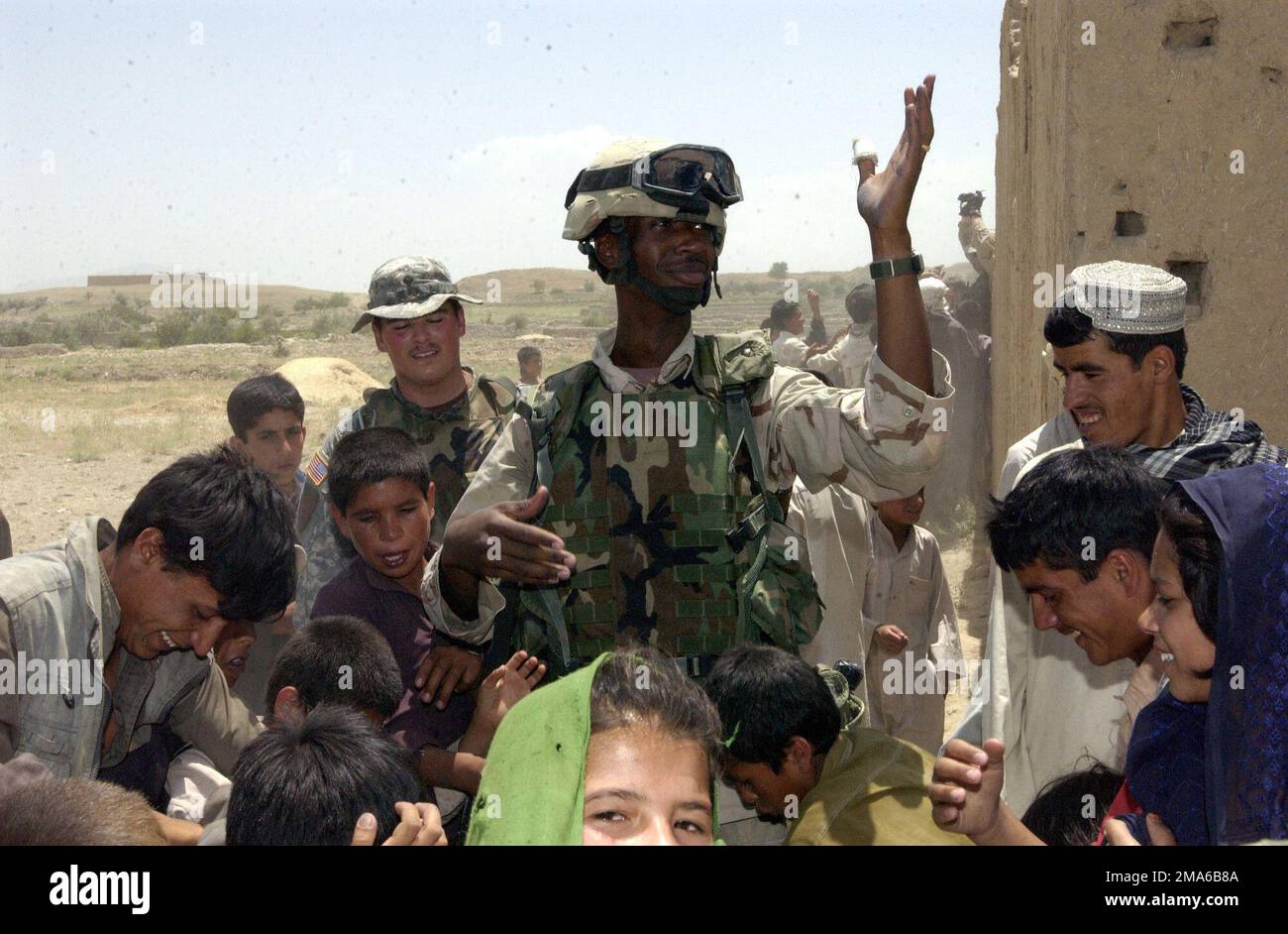 050630-A-9930K-079. Subject Operation/Series: IRAQI FREEDOM Base: North Sal Heva State: Baghdad Country: Iraq (IRQ) Scene Major Command Shown: 3ID 4TH BGD 4/64 CAV REG TF4 Stock Photo