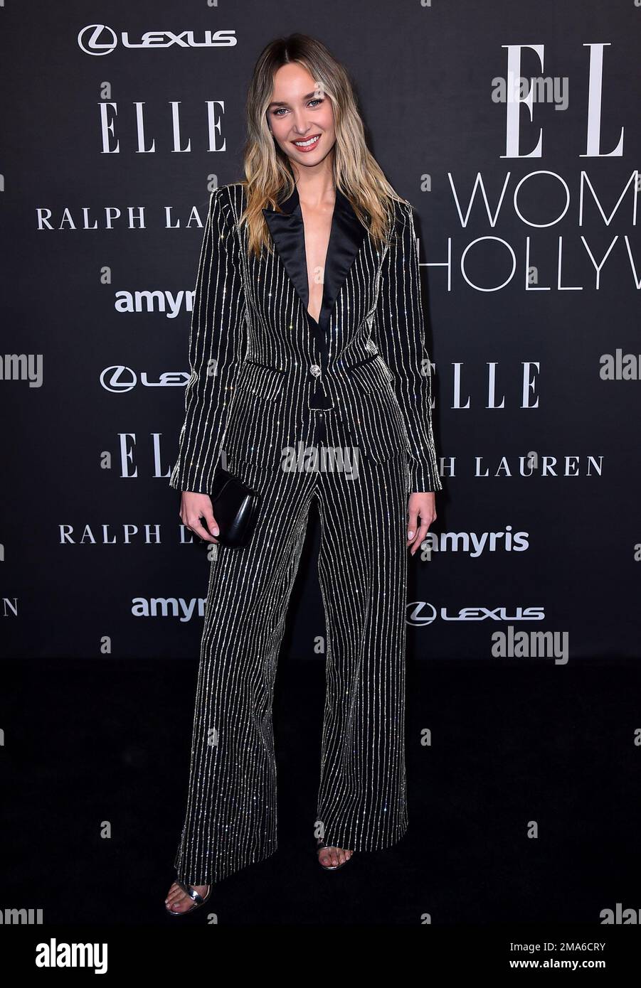 Ari Fournier arrives at the 29th annual ELLE Women in Hollywood