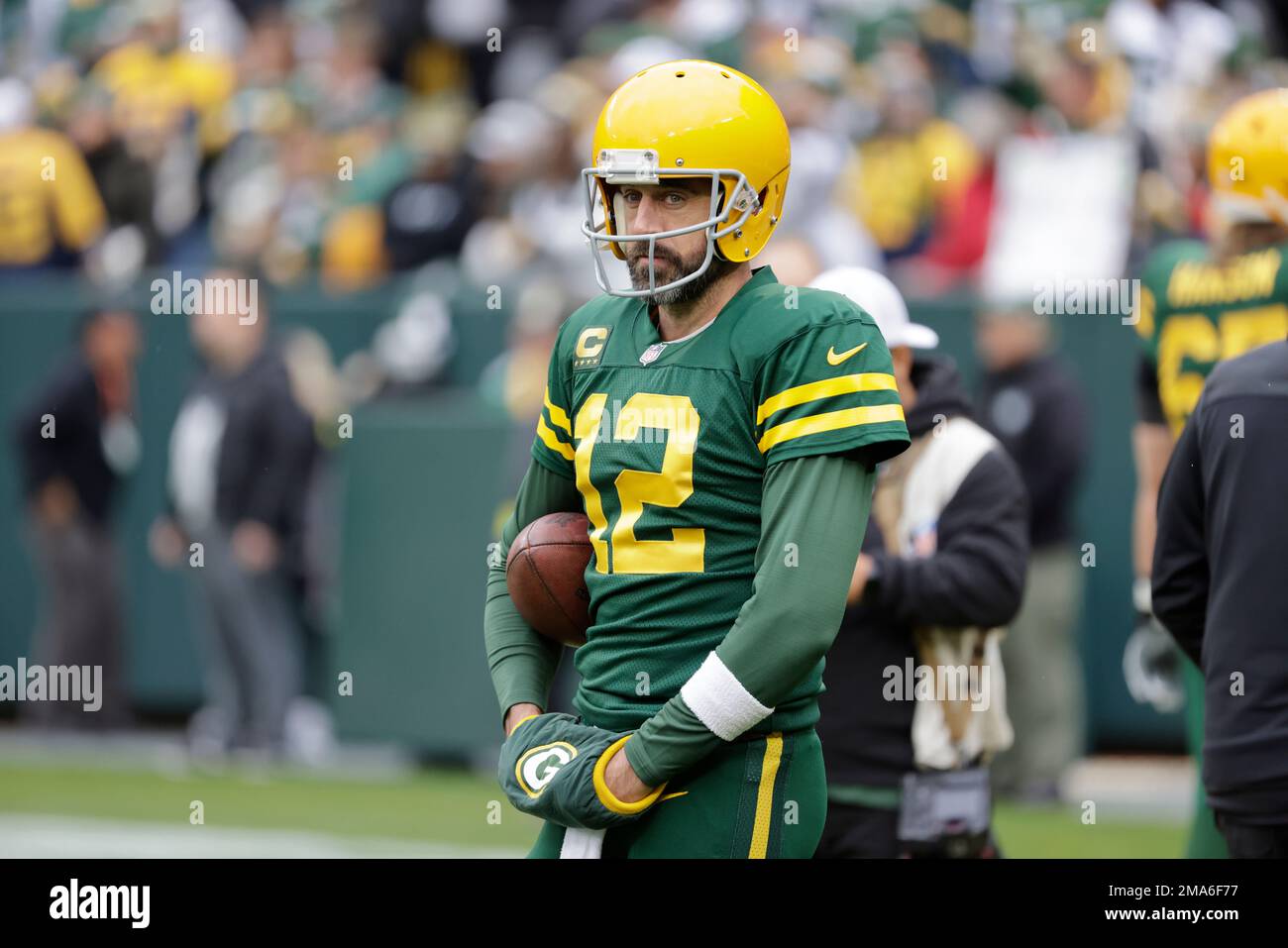 Green Bay Packers quarterback Aaron Rodgers (12)during an NFL football