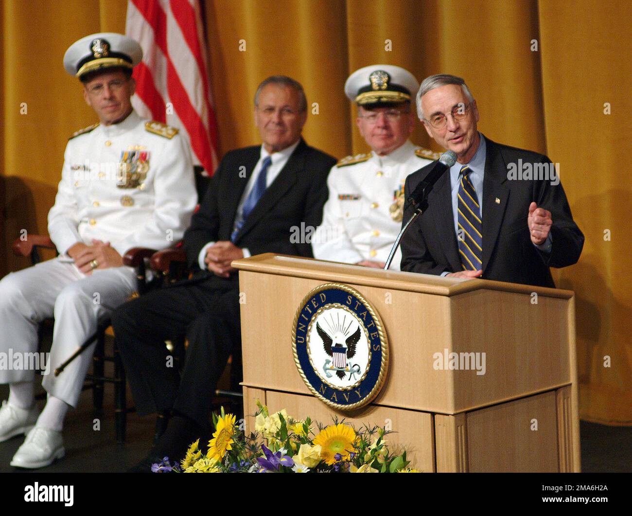 050722-N-0962S-011. Base: US Naval Academy, Annapolis State: Maryland (MD) Country: United States Of America (USA) Scene Major Command Shown: CNO Stock Photo