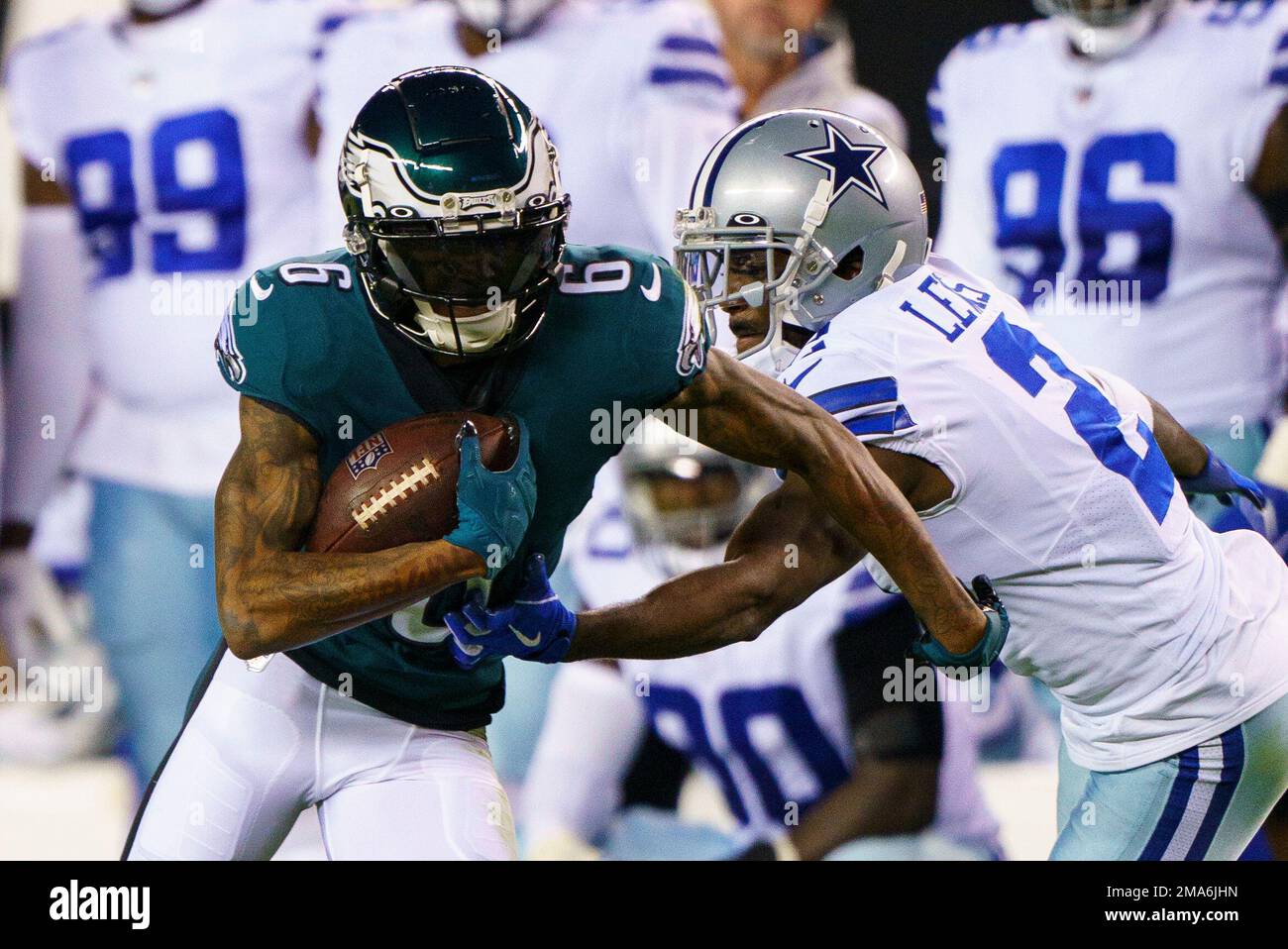 Philadelphia Eagles wide receiver DeVonta Smith (6) in action against
