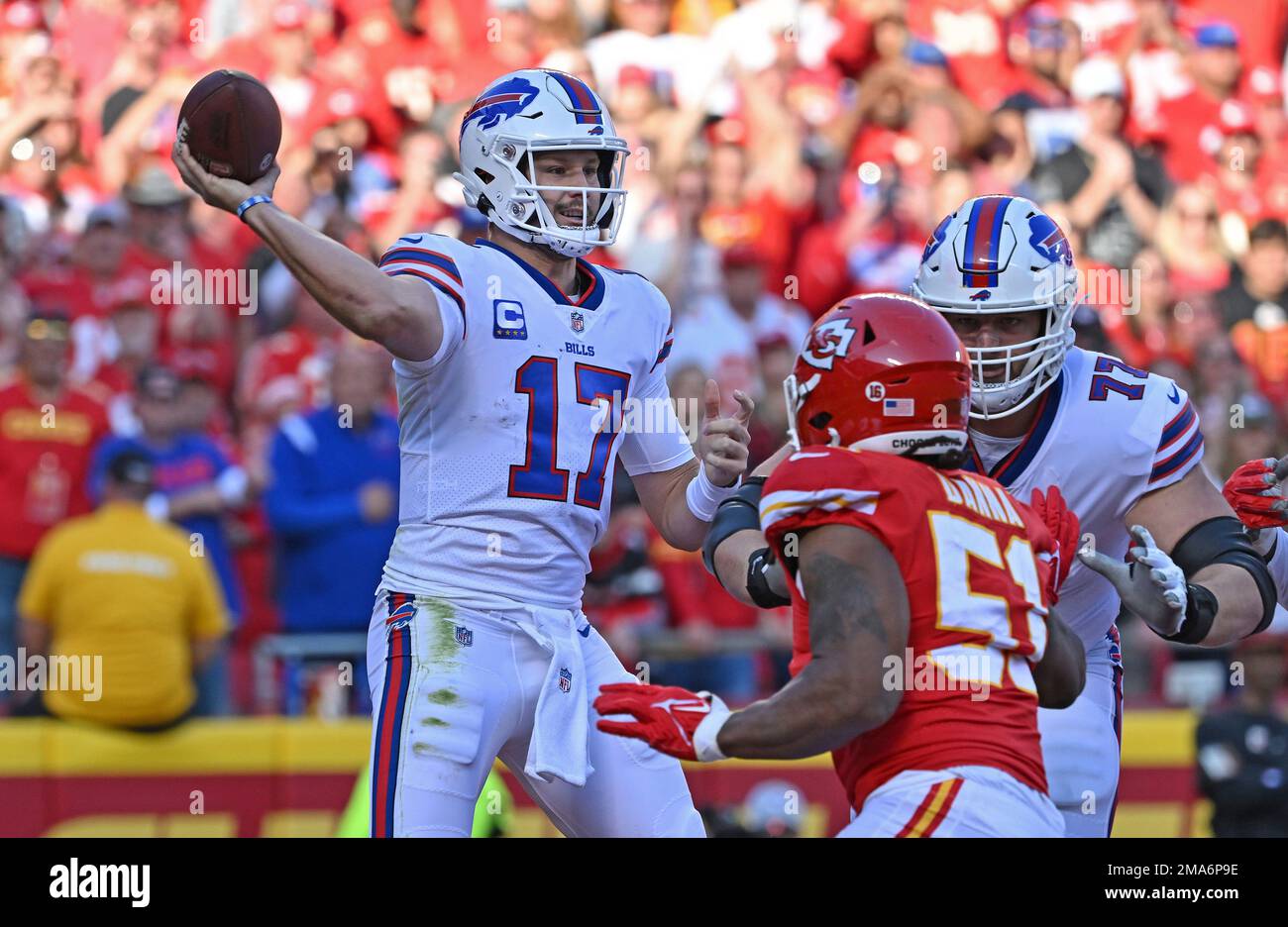 December 24, 2022 - Buffalo Bills quarterback Josh Allen (17) runs in a  touchdown during NFL football game at the Chicago Bears in Chicago, IL  Stock Photo - Alamy