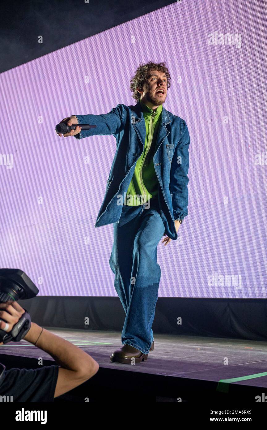 Jack Harlow performs at State Farm Arena on Sunday, Oct. 16, 2022, in Atlanta. (Photo by Paul R