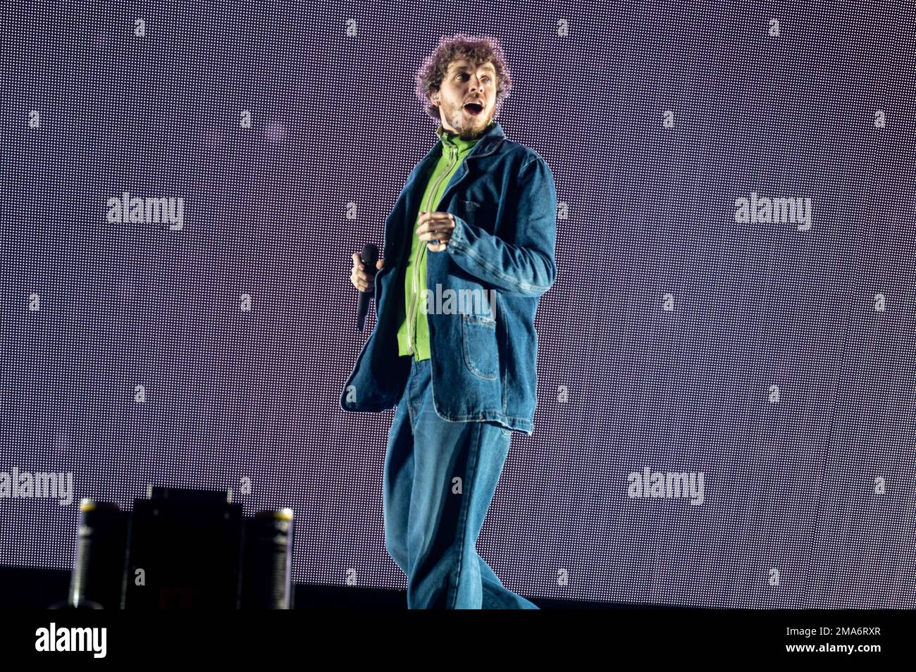 Jack Harlow performs at State Farm Arena on Sunday, Oct. 16, 2022, in Atlanta. (Photo by Paul R