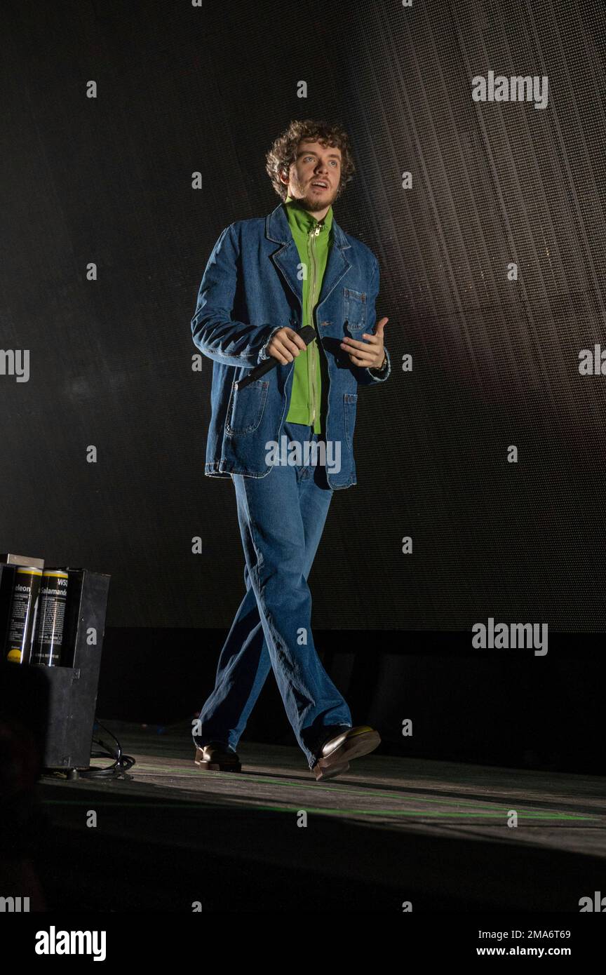 Jack Harlow performs at State Farm Arena on Sunday, Oct. 16, 2022, in Atlanta. (Photo by Paul R