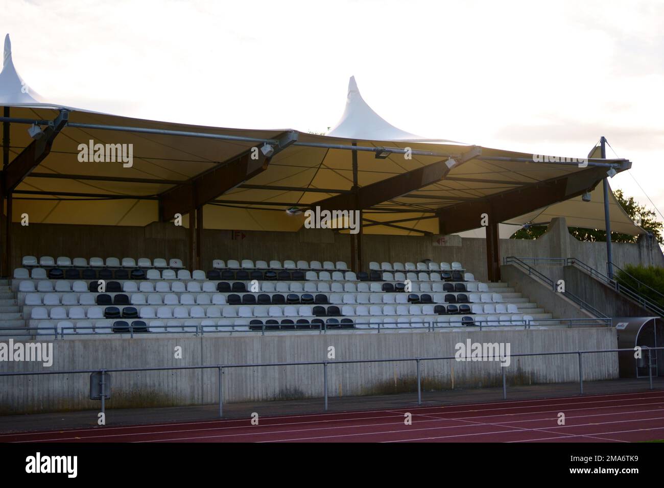 An aerial view of soccer stadium Stock Photo - Alamy